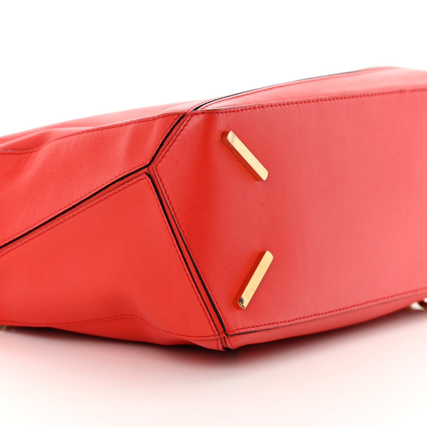 Calfskin Medium Puzzle Bag Scarlet