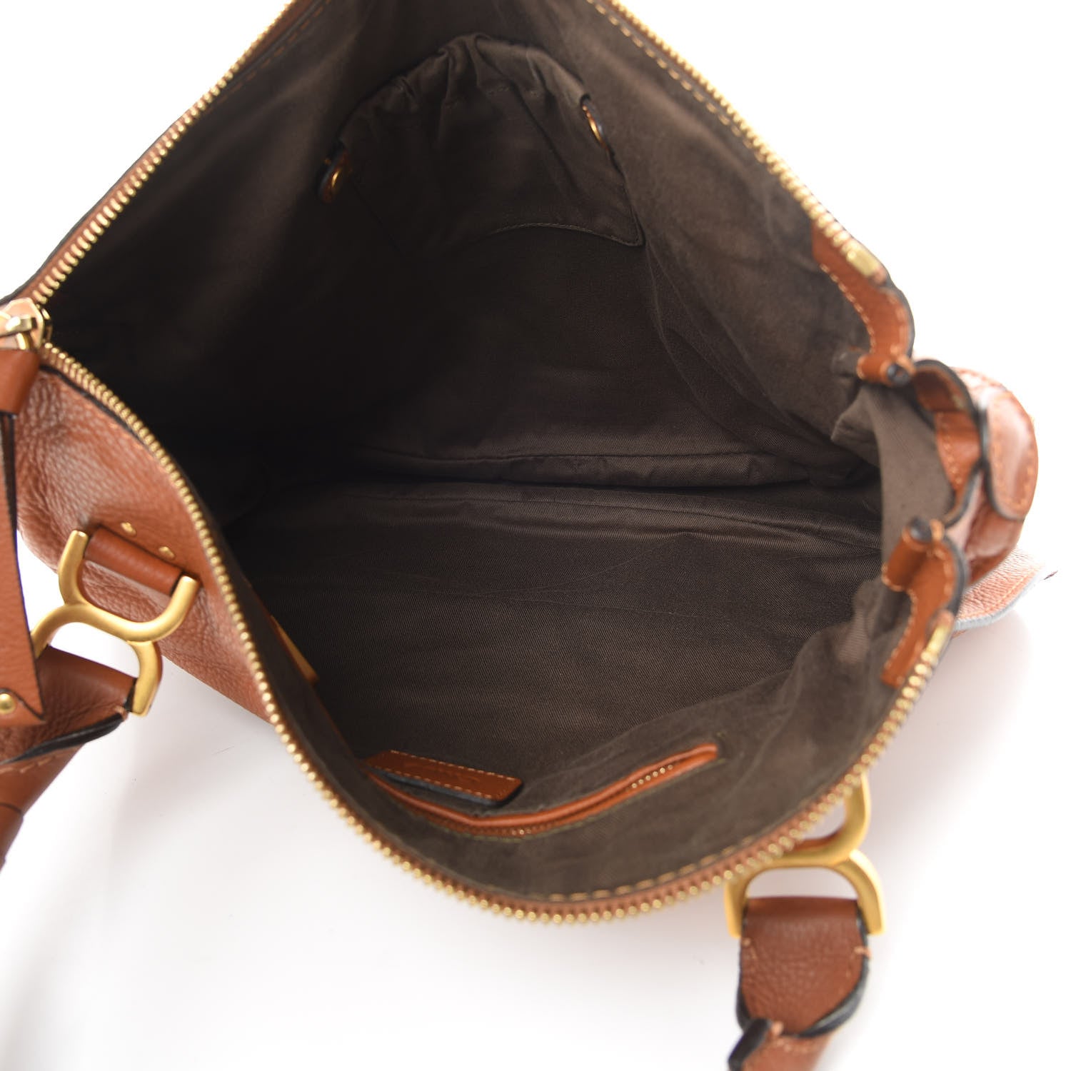 Chloe Calfskin Large Marcie Satchel Tan 5 of 17
