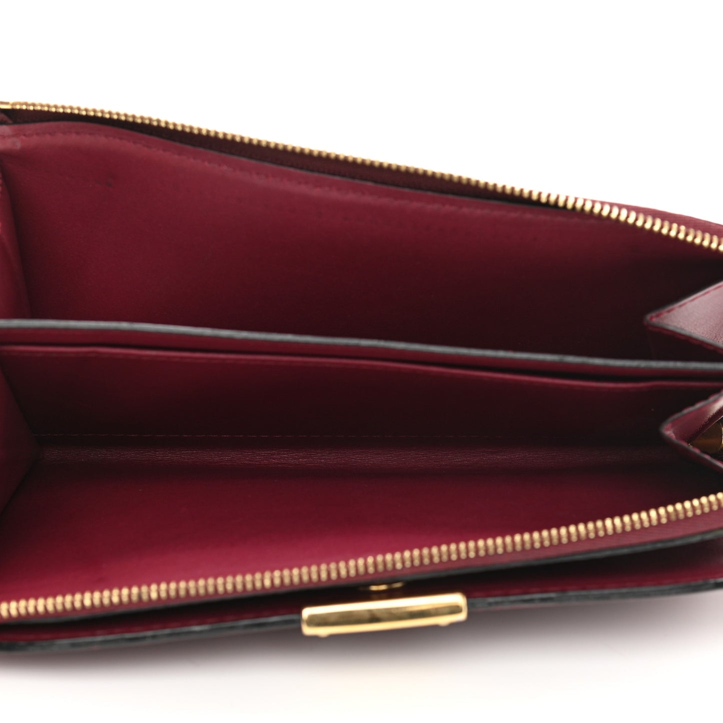 Calfskin Alvington Continental Wallet Peony Rose