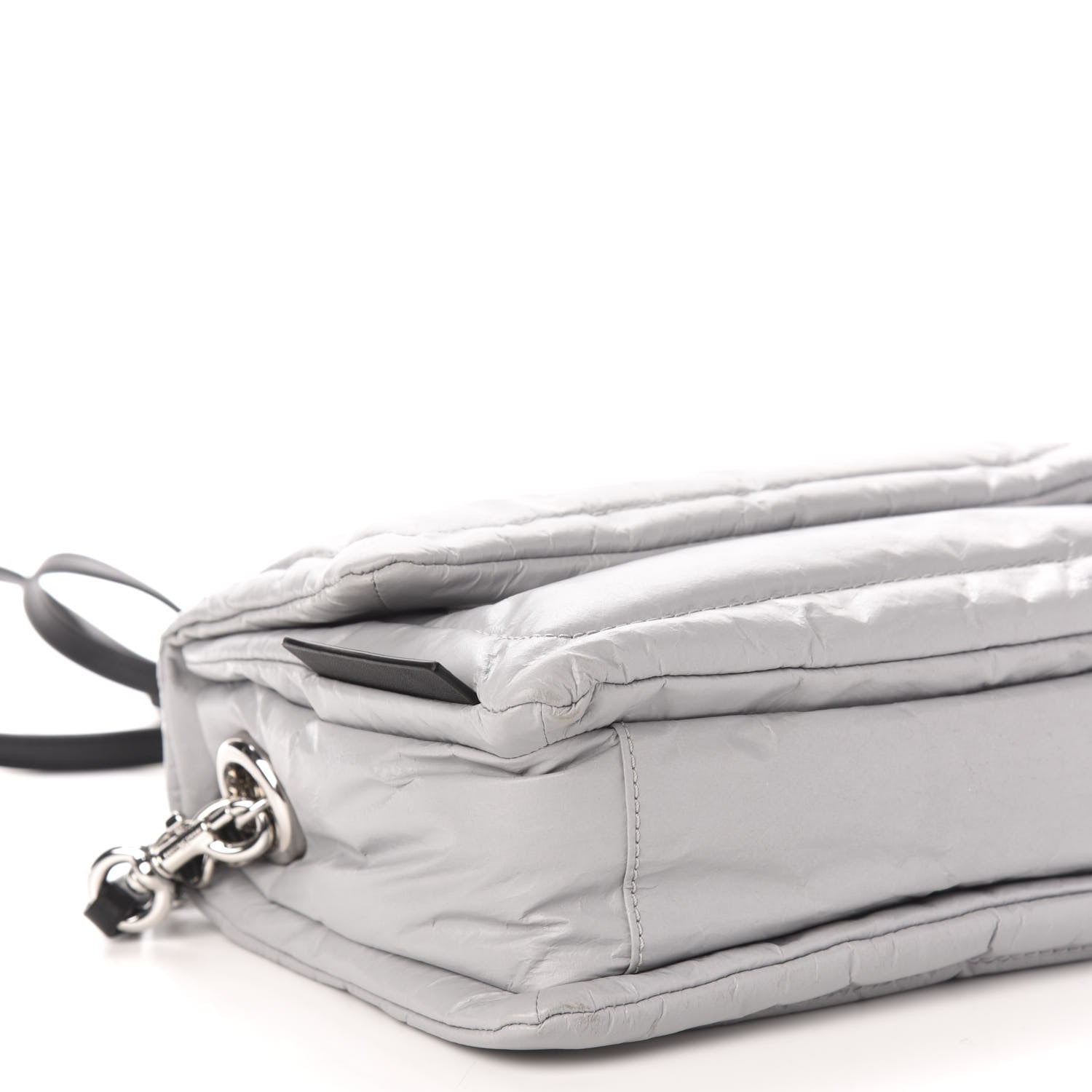Marc Jacobs Lambskin The Pillow Bag Light Grey 9 of 11