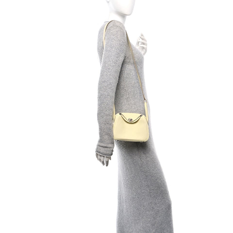 Taurillon Clemence Verso Mini Lindy 20 Jaune Milton Mushroom