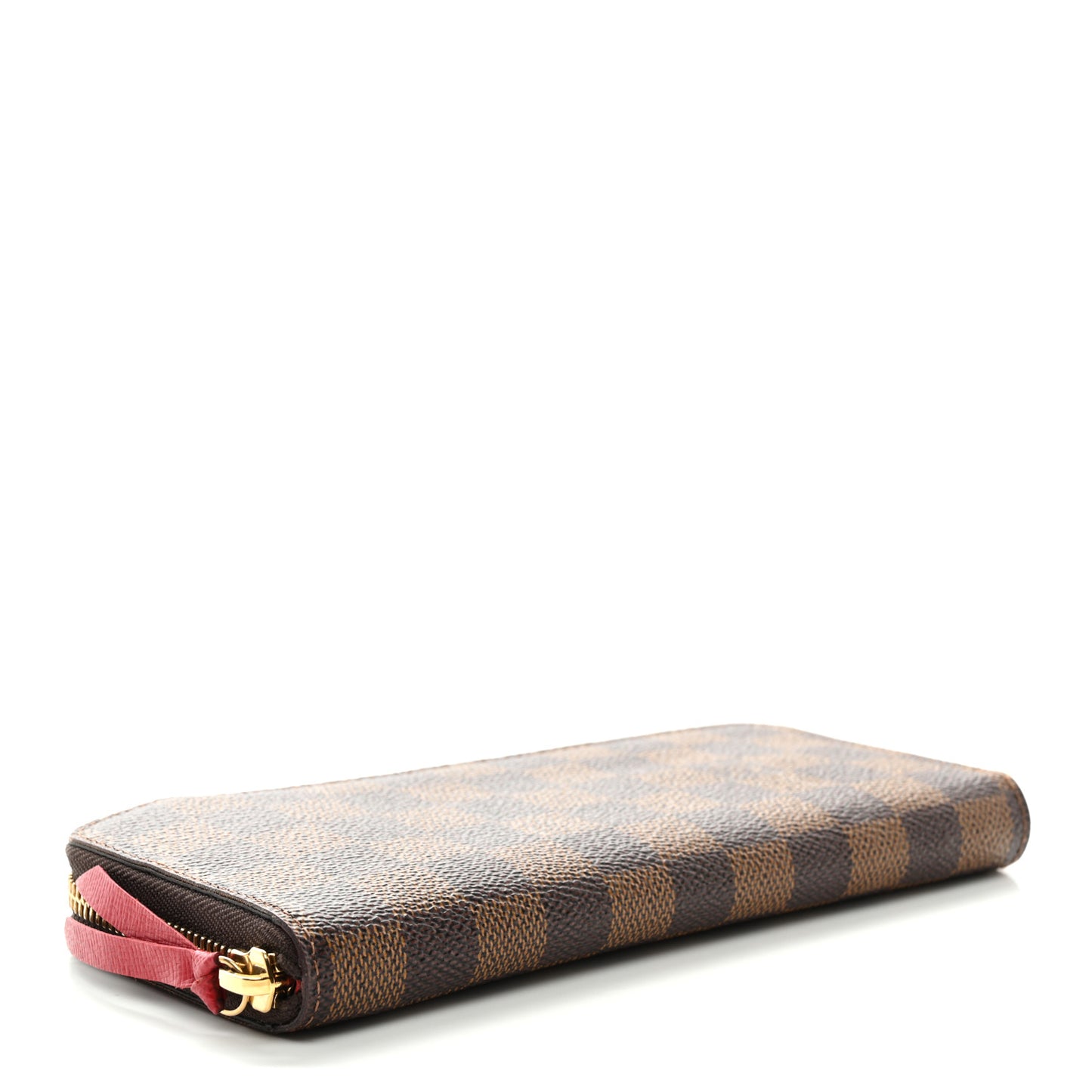 Damier Ebene Clemence Wallet Cherry