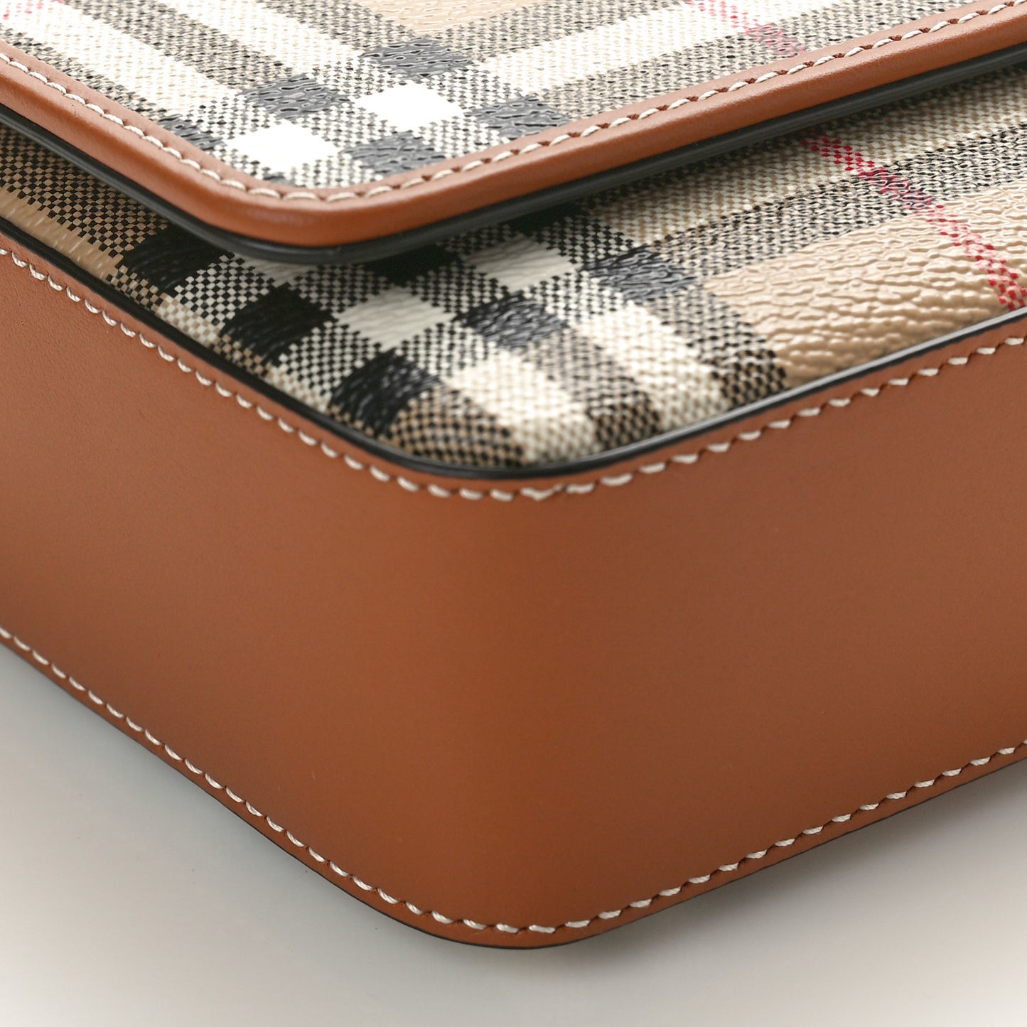 E-Canvas Vintage Check Hampshire Crossbody Archive Beige