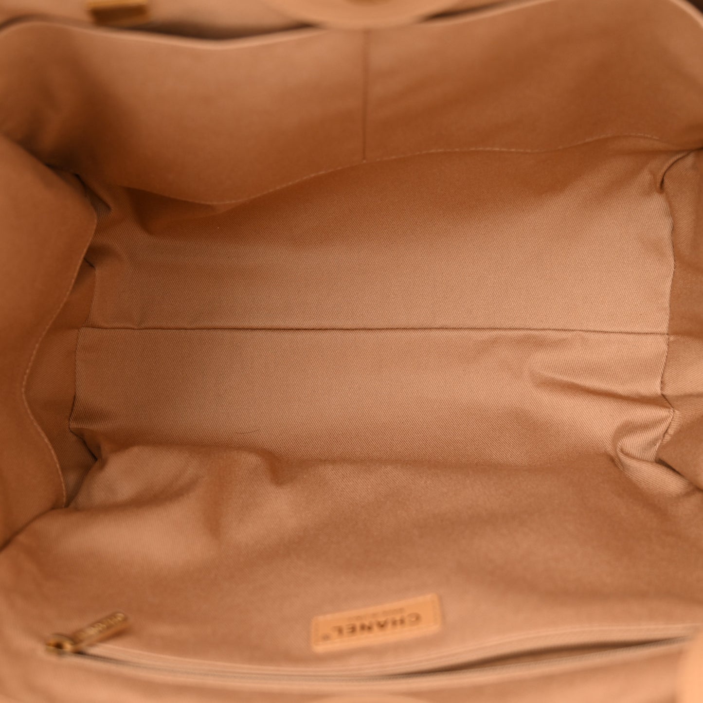 Calfskin Knit Medium Deauville Tote Beige