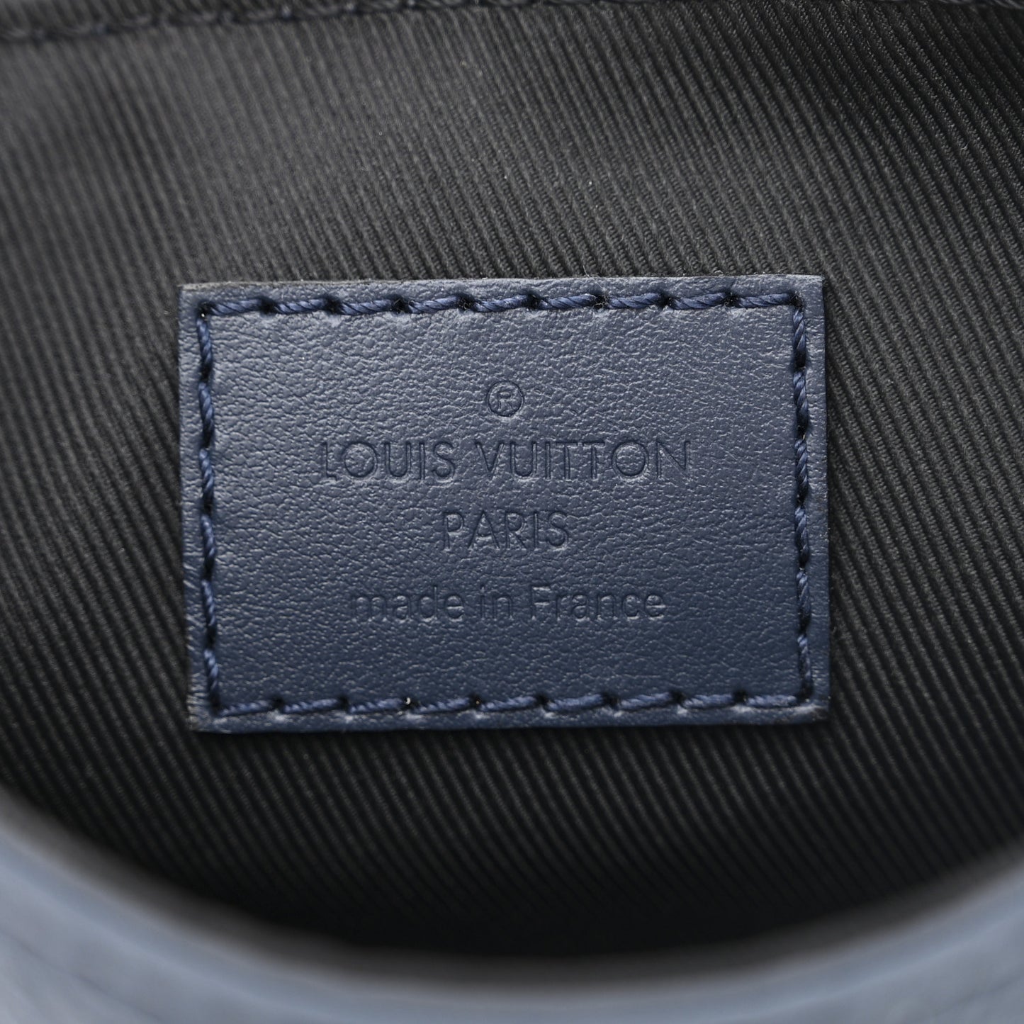 LOUIS VUITTON Taurillon Christopher XS Backpack Bleu Marine