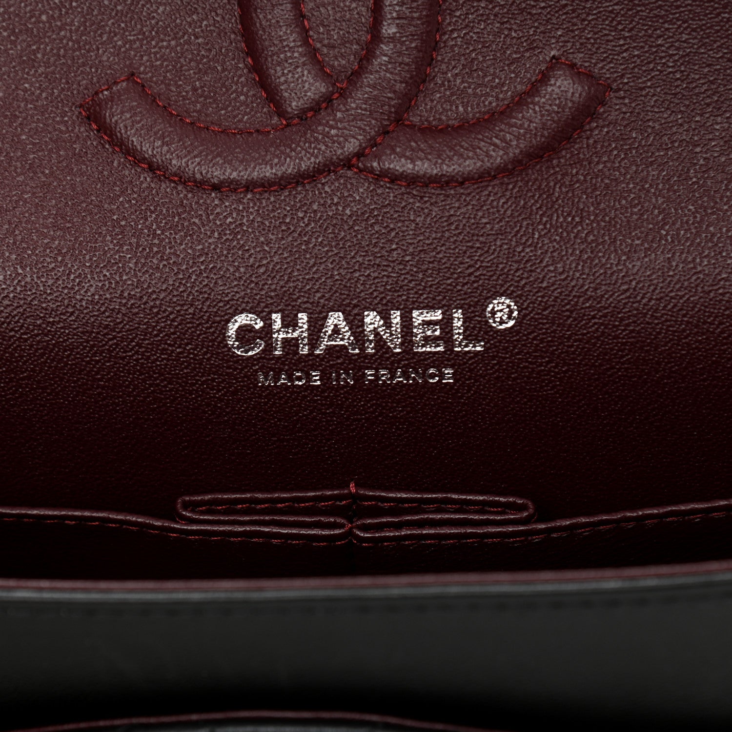 Chanel Lambskin Quilted Medium Double Flap Black 7 of 10