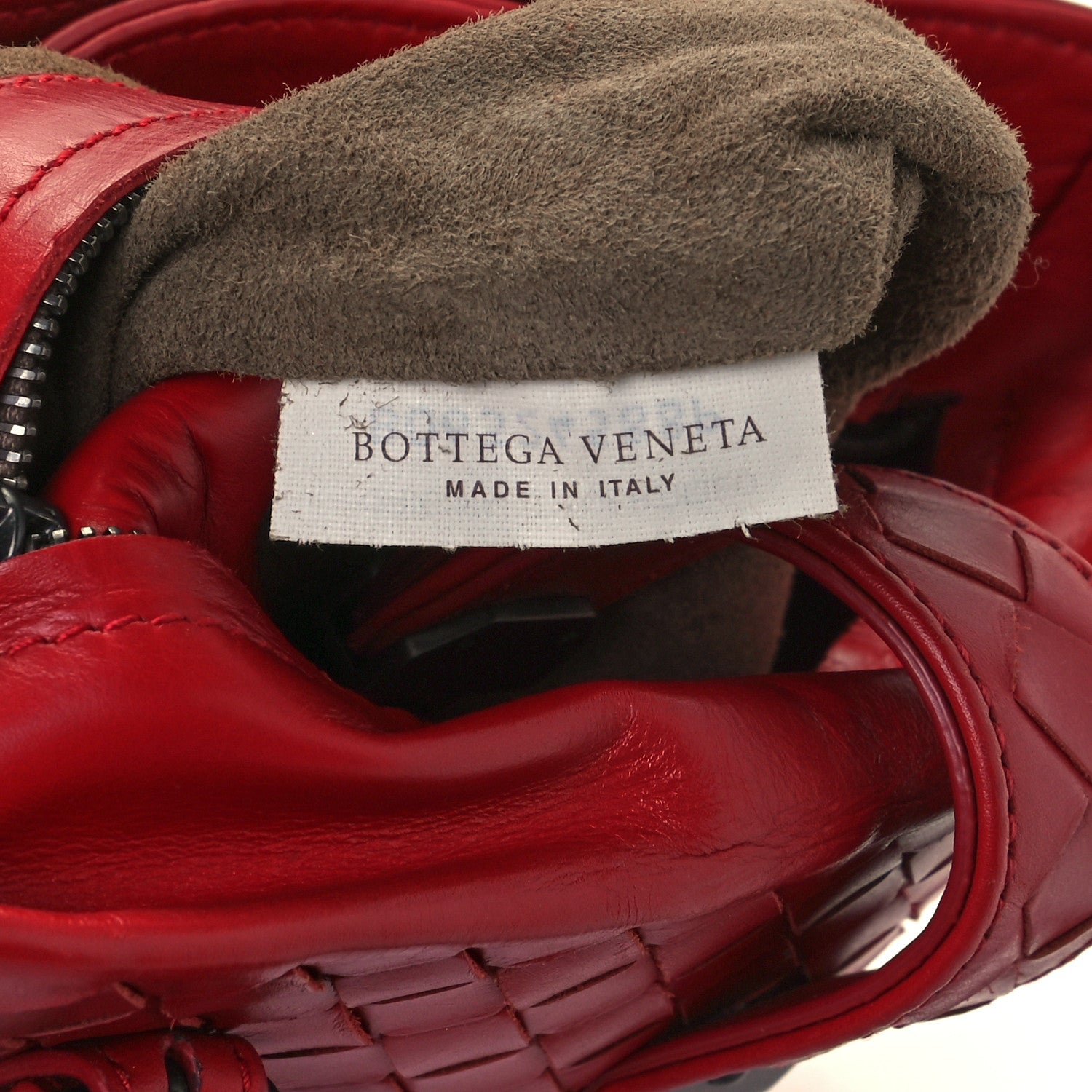 Bottega Veneta Light Calf Intrecciato Small Roma Fraise 8 of 14