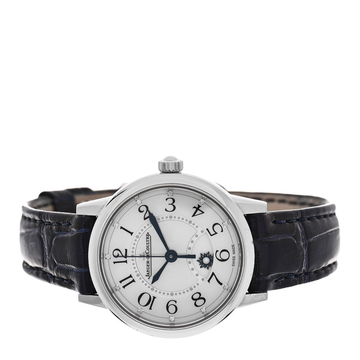 Stainless Steel Alligator Diamond Mother of Pearl 29mm Rendez Vous Automatic Watch Q3468410