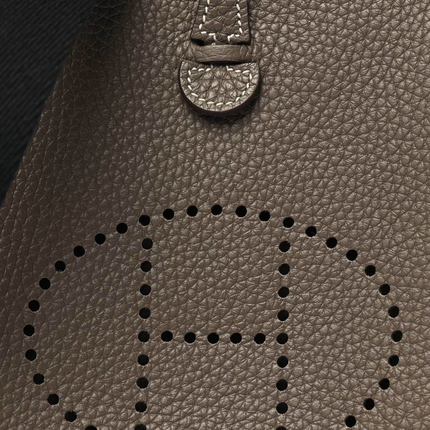 Hermes Taurillon Clemence Amazone Evelyne TPM Etoupe Bleu Indigo 8 of 11