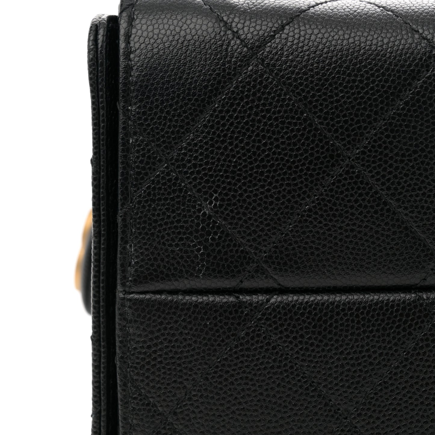Caviar Quilted Small Chanel 25 Handbag Black