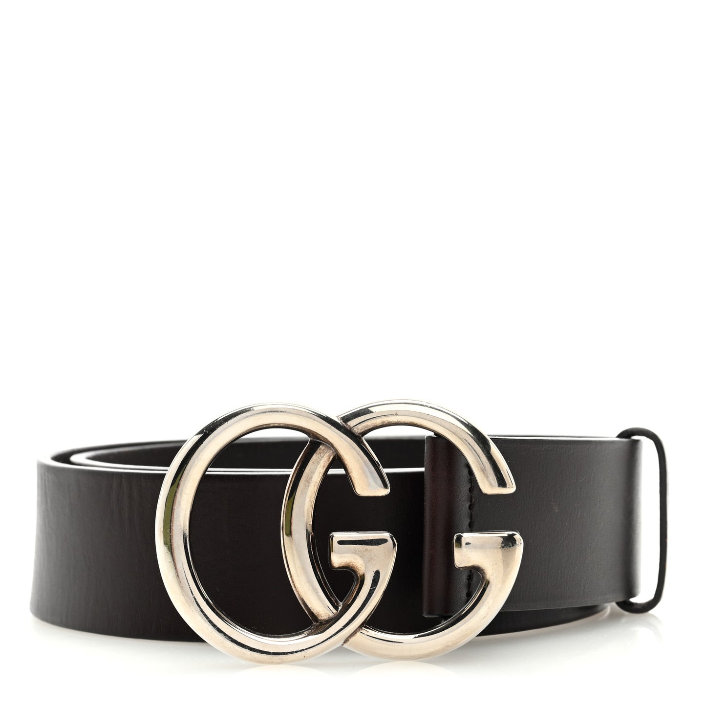 Smooth Calfskin Double G 40mm Belt 90 36 Dark Brown