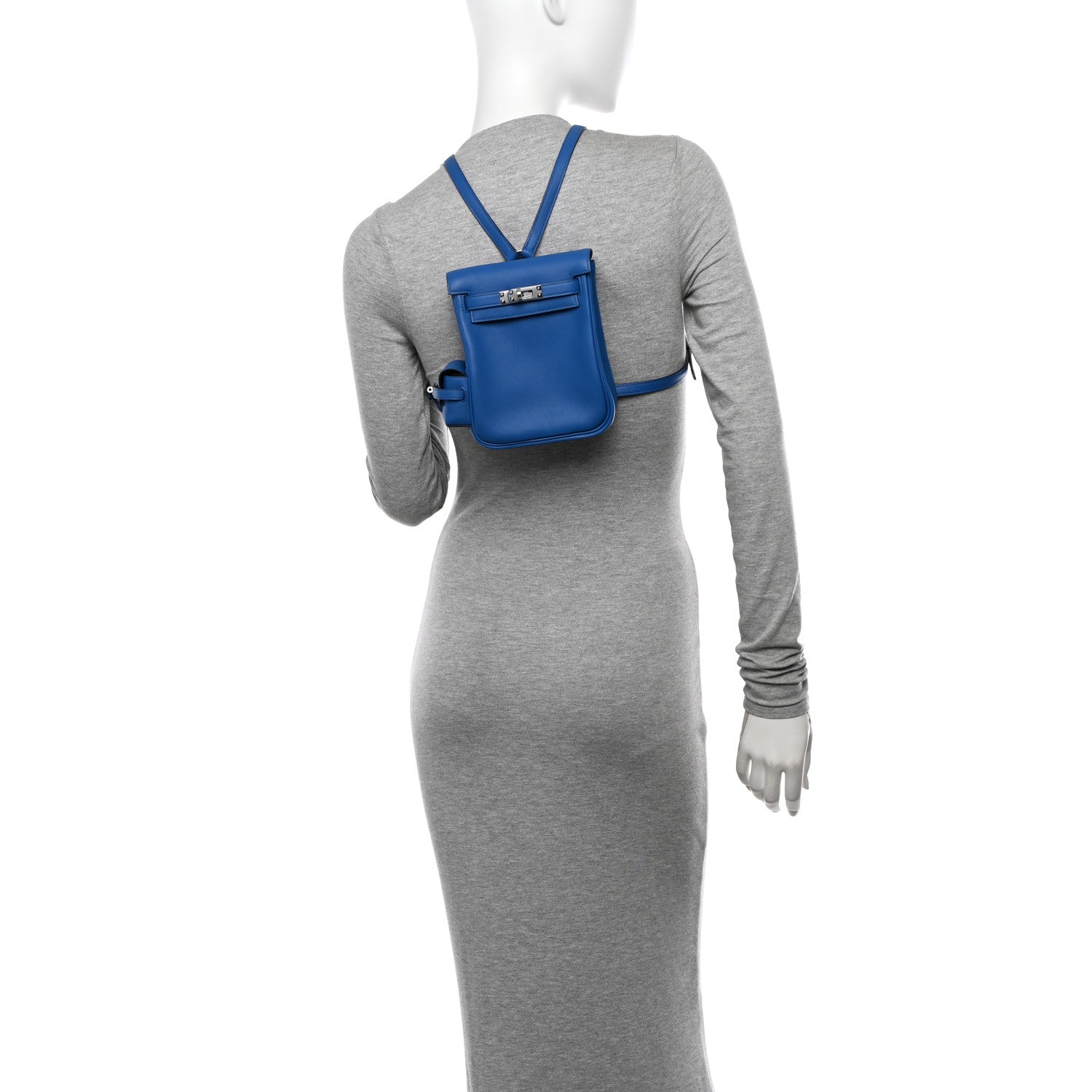 Hermes Swift Kelly Jump Backpack Bleu France 2 of 11