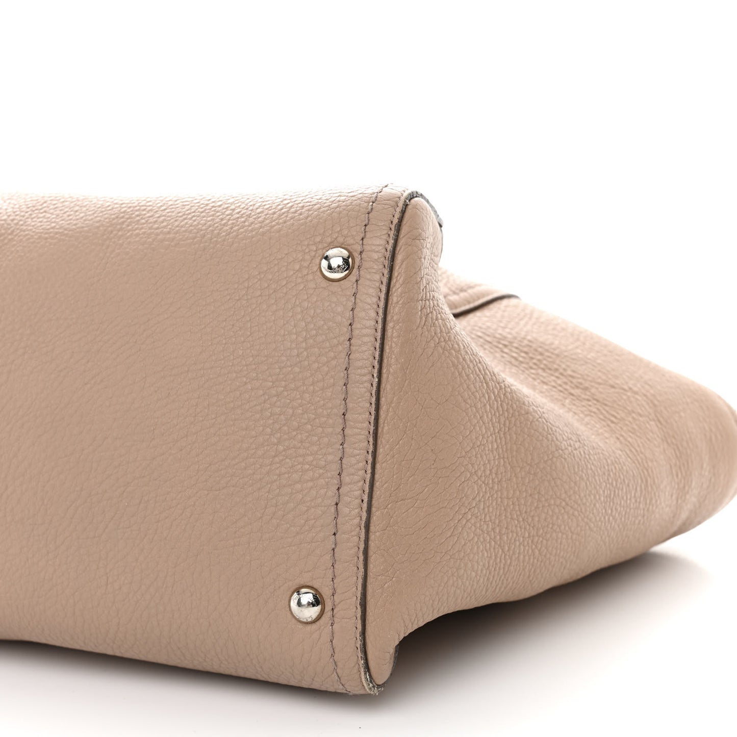 Calfskin Large Verve Double Zip Tote Beige