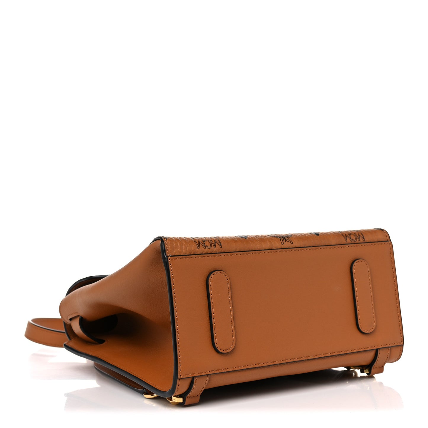 Calfskin Essential Visetos Small Backpack Cognac