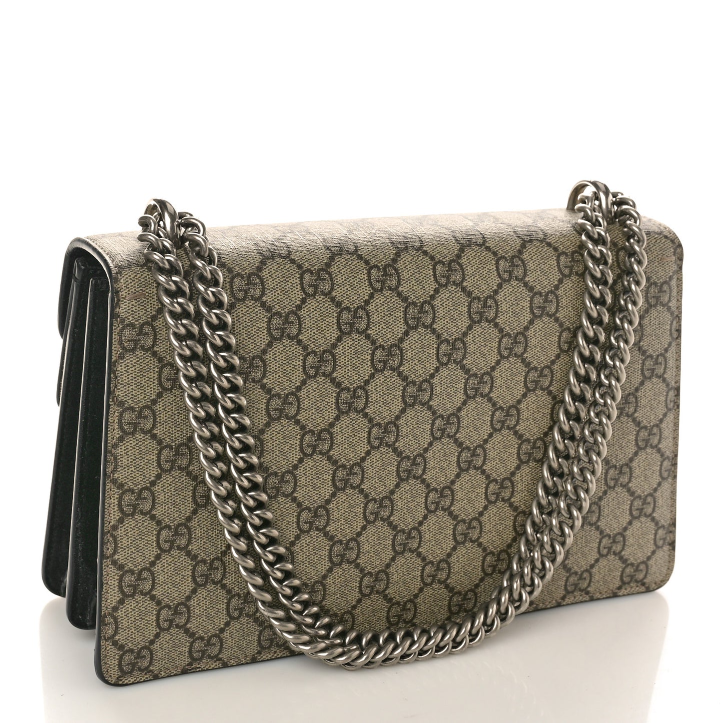GG Supreme Monogram Small Dionysus Shoulder Bag Black