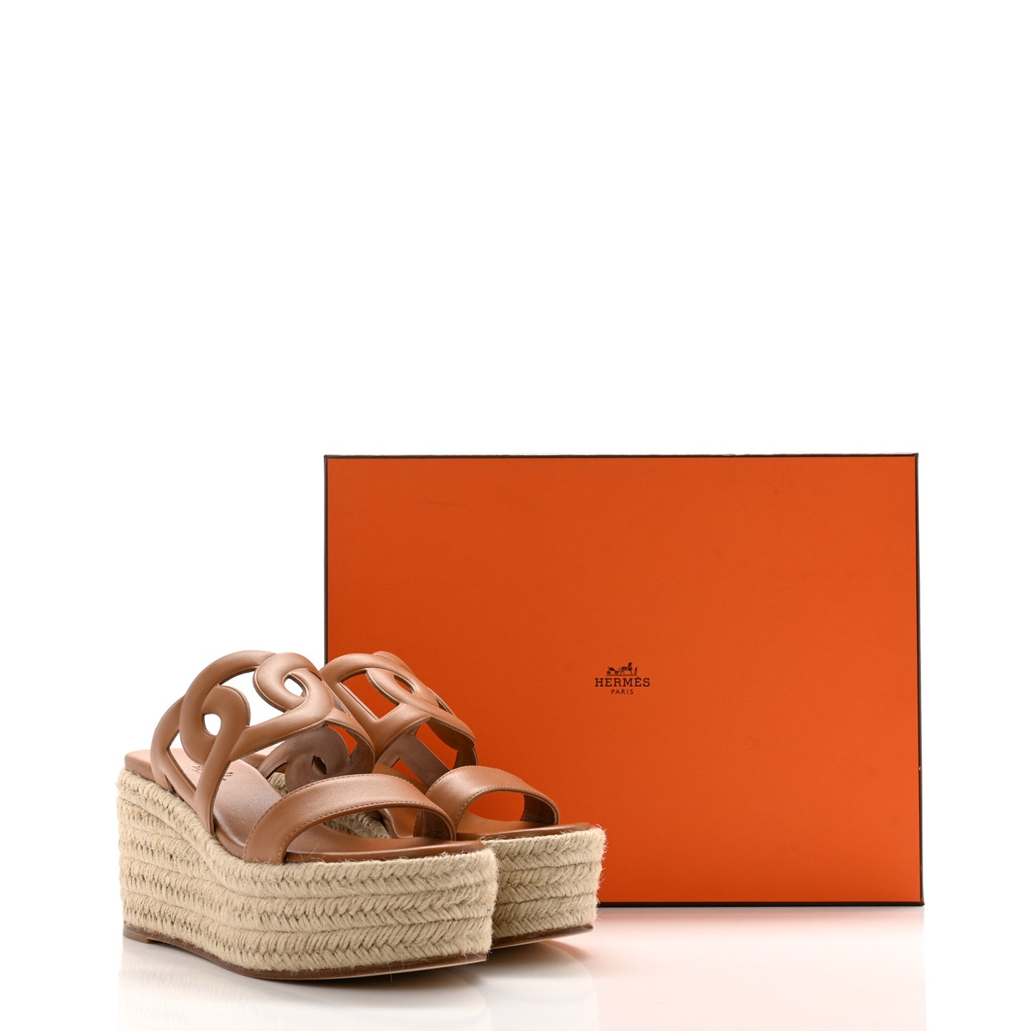 Nappa Ithea Espadrille Wedge Sandals 37 Naturel
