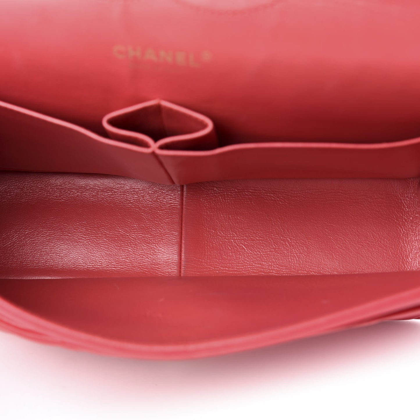 Lambskin Quilted Jumbo Double Flap Pink