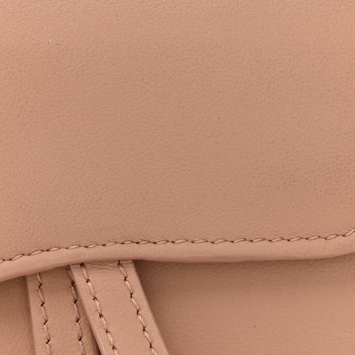 Ultra Matte Calfskin Nano Saddle Chain Pouch Rose Des Vents