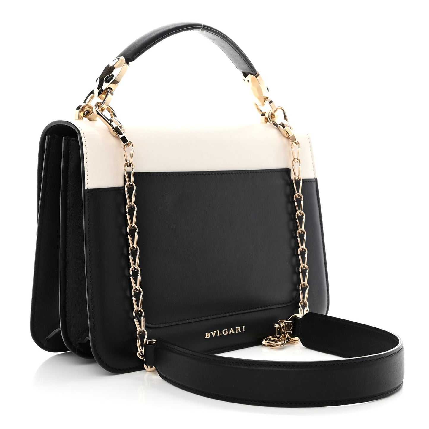 Calfskin Serpenti Hypnotic Black White Agate