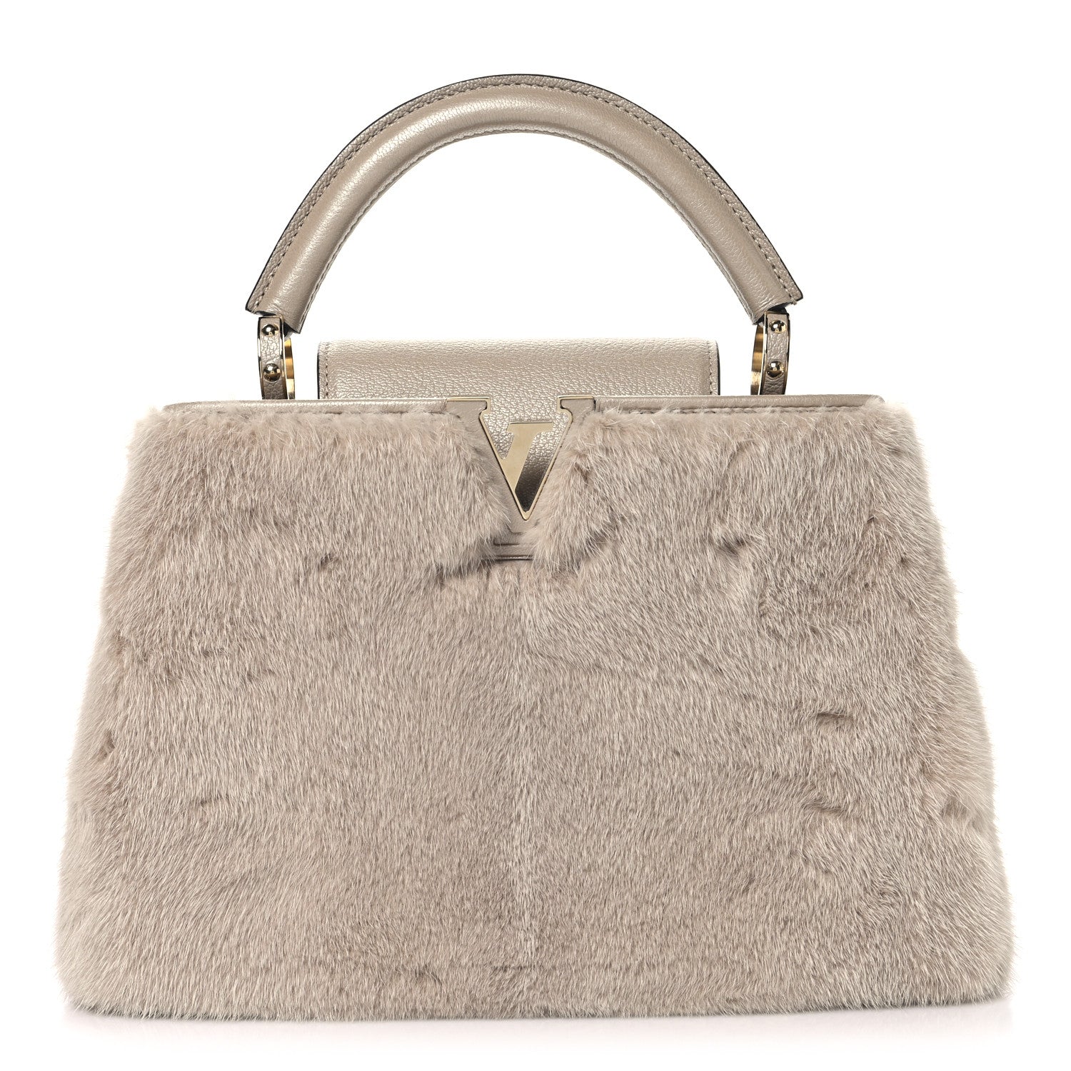 Louis Vuitton Mink Goatskin Capucines BB Beige 1778355 – FASHIONPHILE