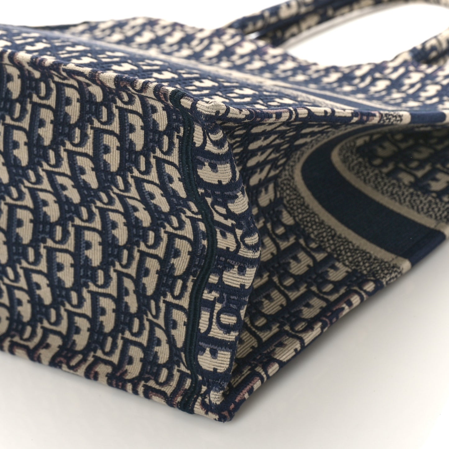 Oblique Large Book Tote Blue Multicolor
