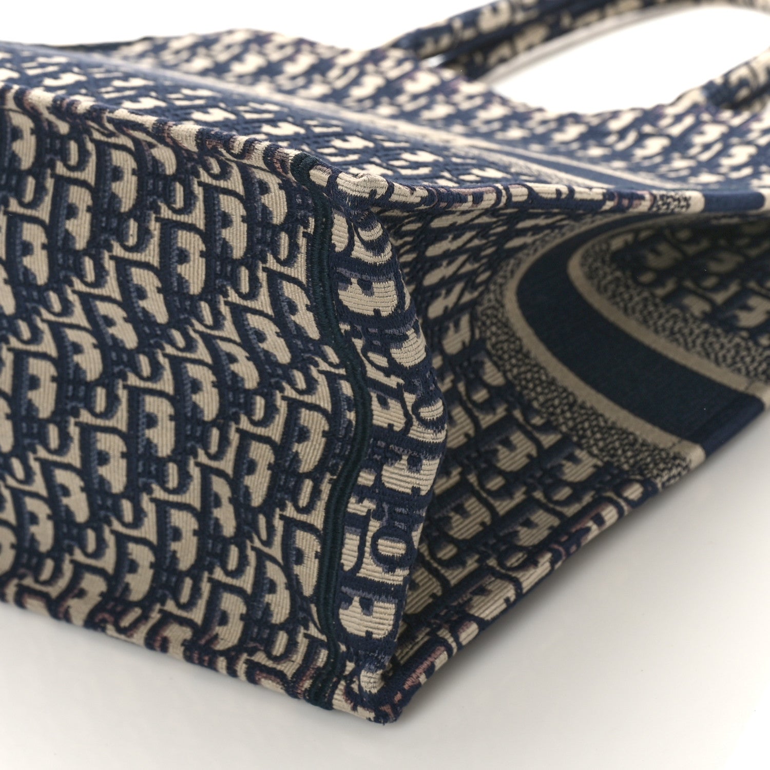 Christian Dior Oblique Large Book Tote Blue Multicolor 8 of 8