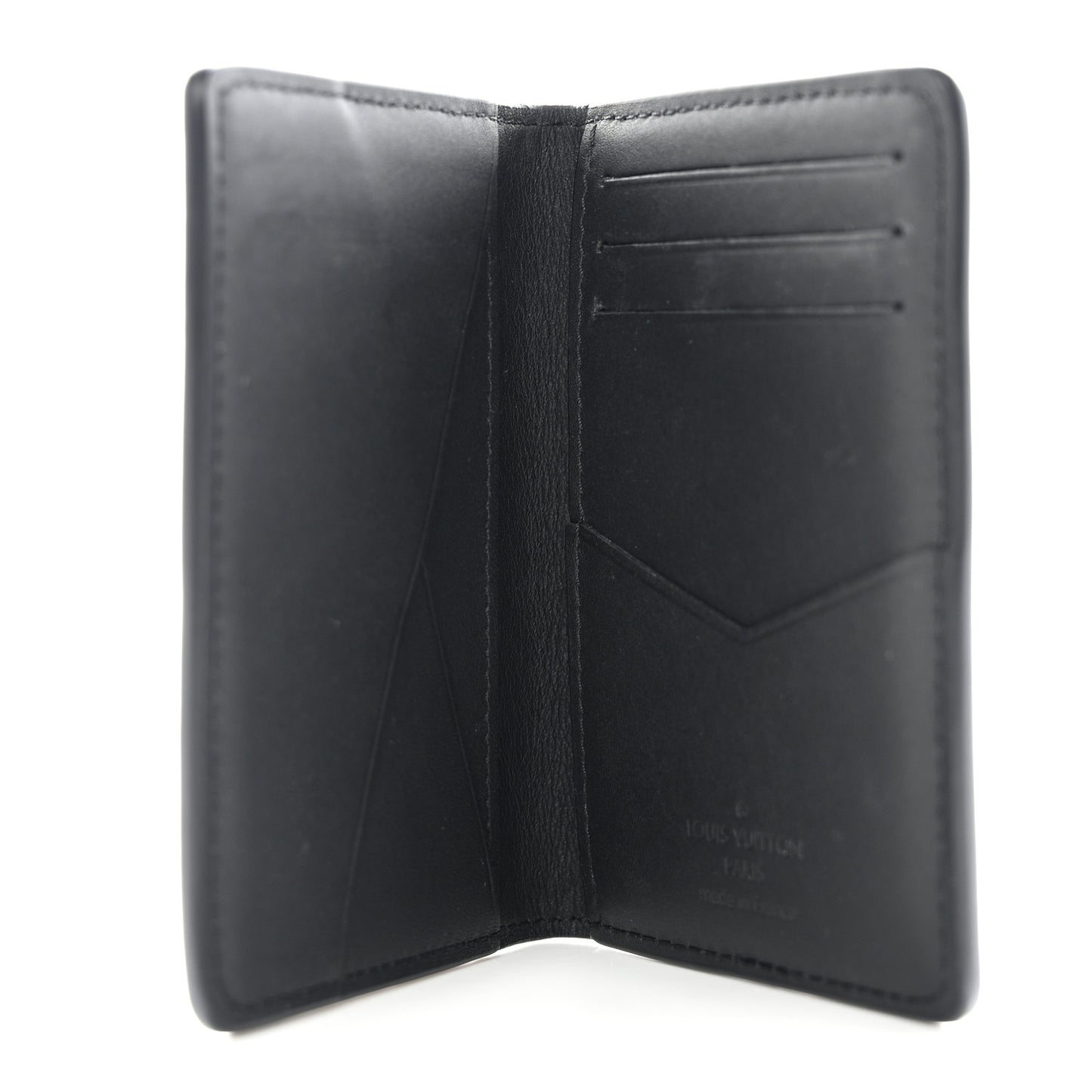 Calfskin Monogram Spotlight Pocket Orginizer Black Multicolor