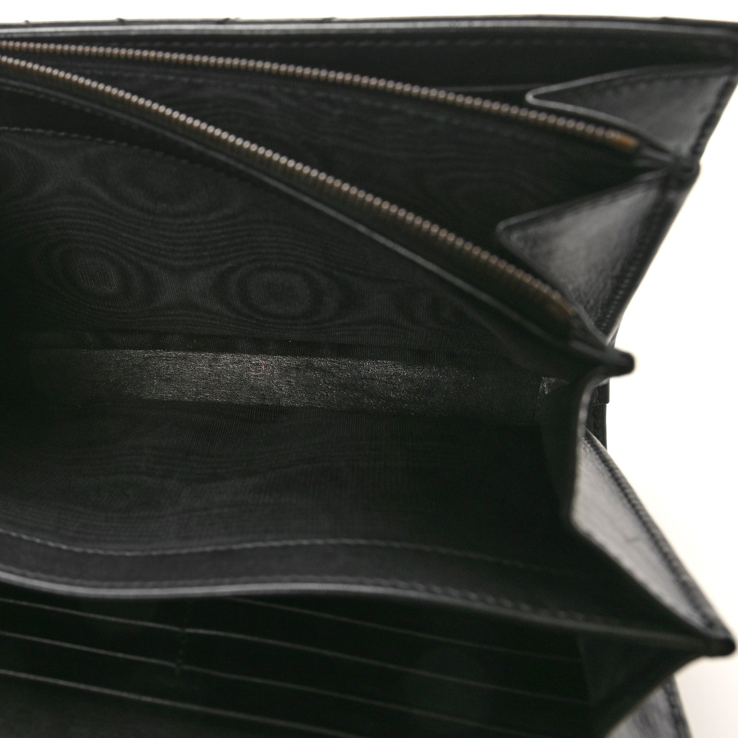 Calfskin Matelasse GG Marmont Chain Wallet Black