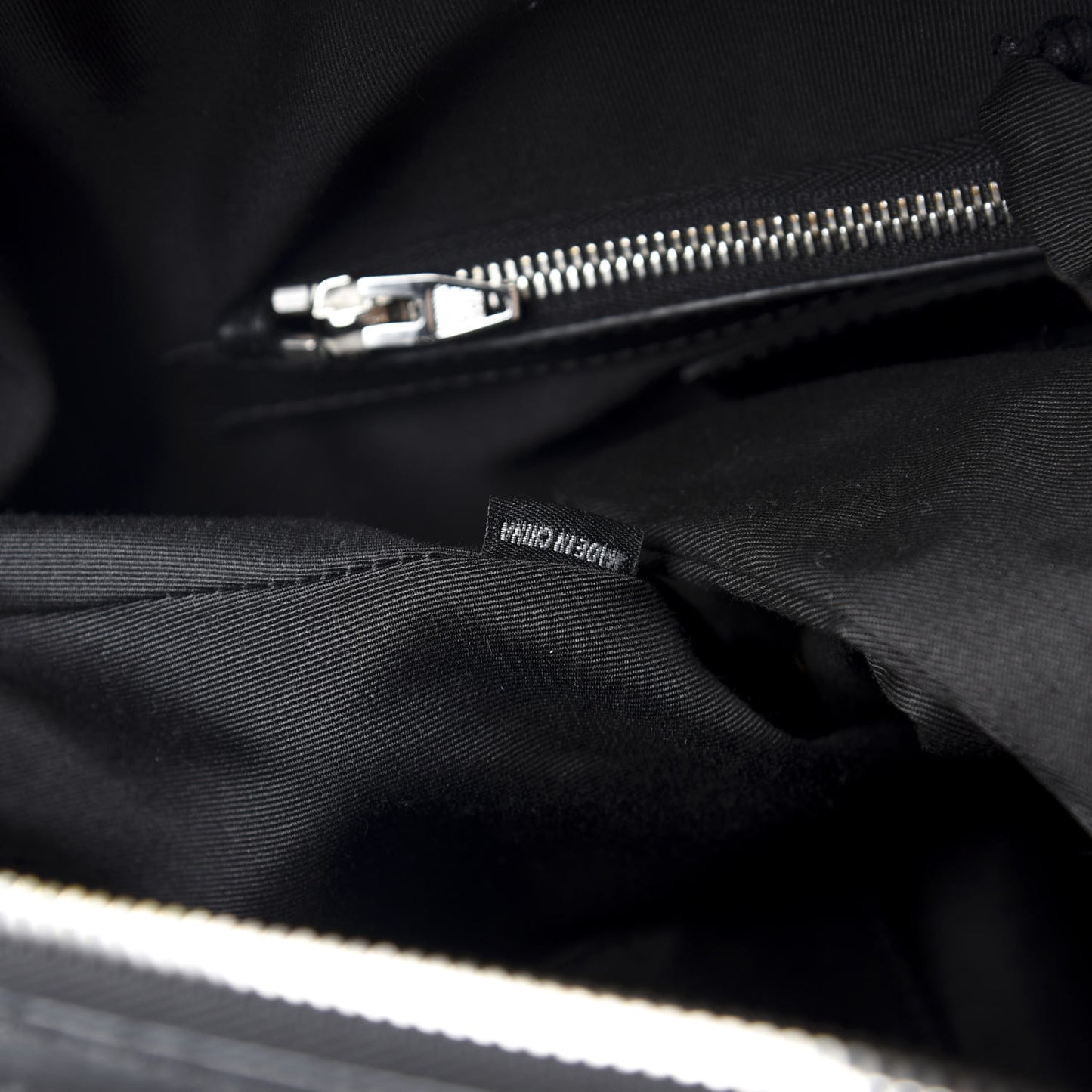 Pebbled Calfskin Small Emile Black Silver Hardware