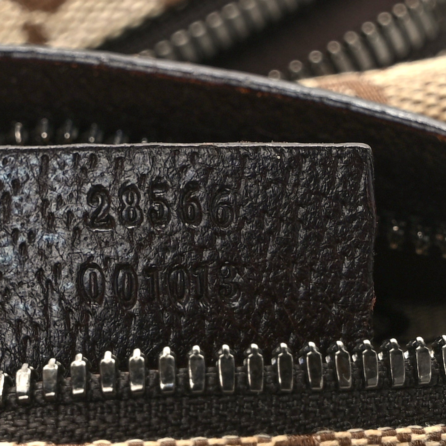 GG Monogram Double Pocket Belt Bag Dark Brown