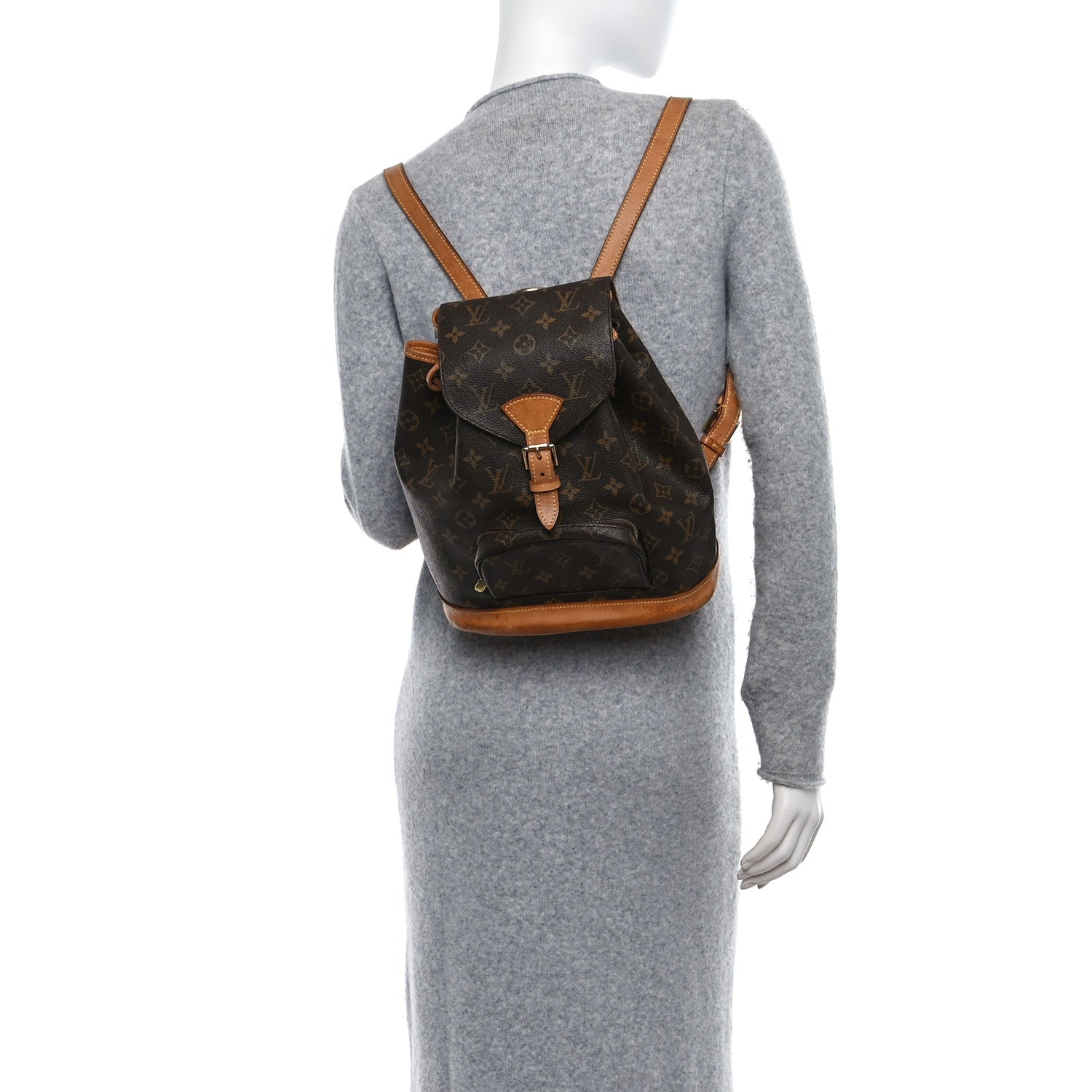 Louis Vuitton Monogram Montsouris MM Backpack 3 of 10