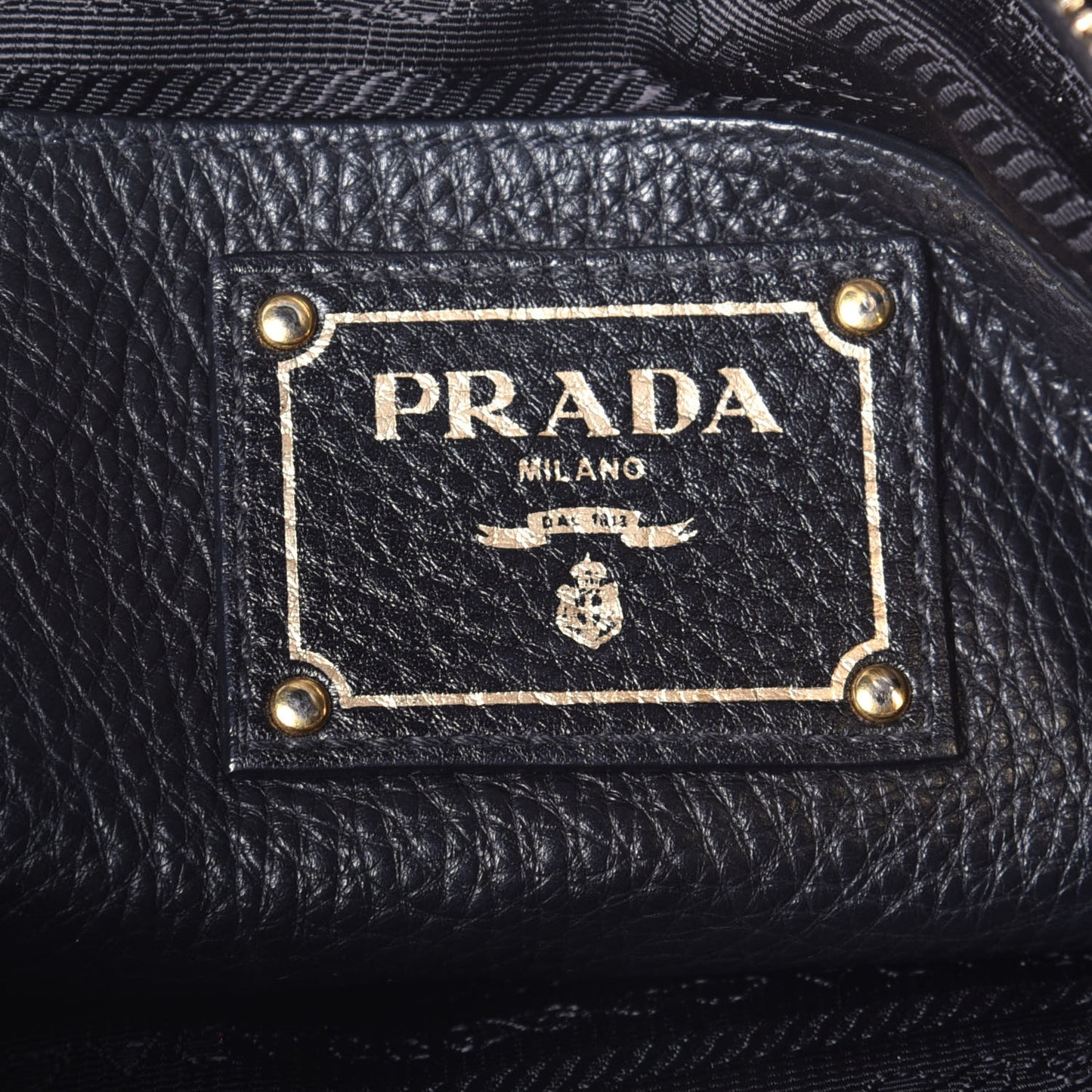 Vitello Daino Tote Nero Black