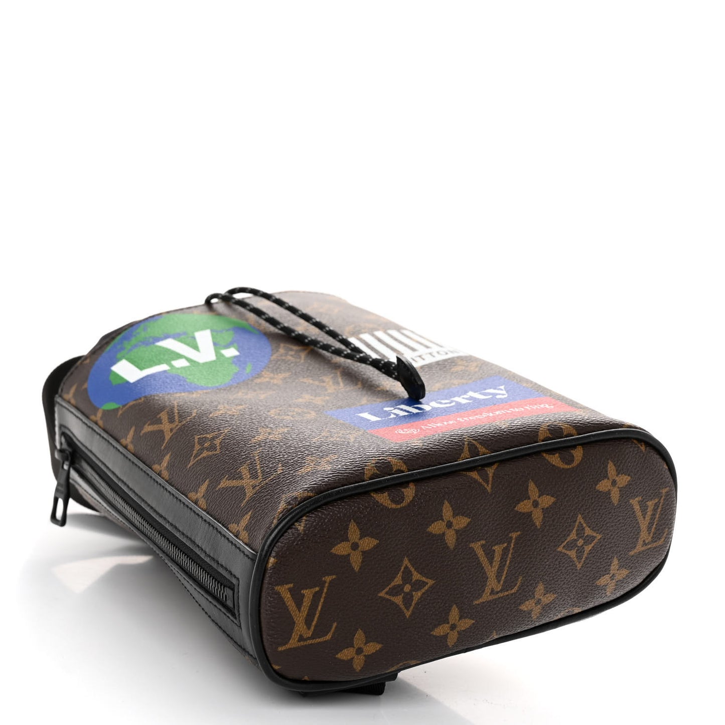 Monogram Chalk Sling Bag Marron