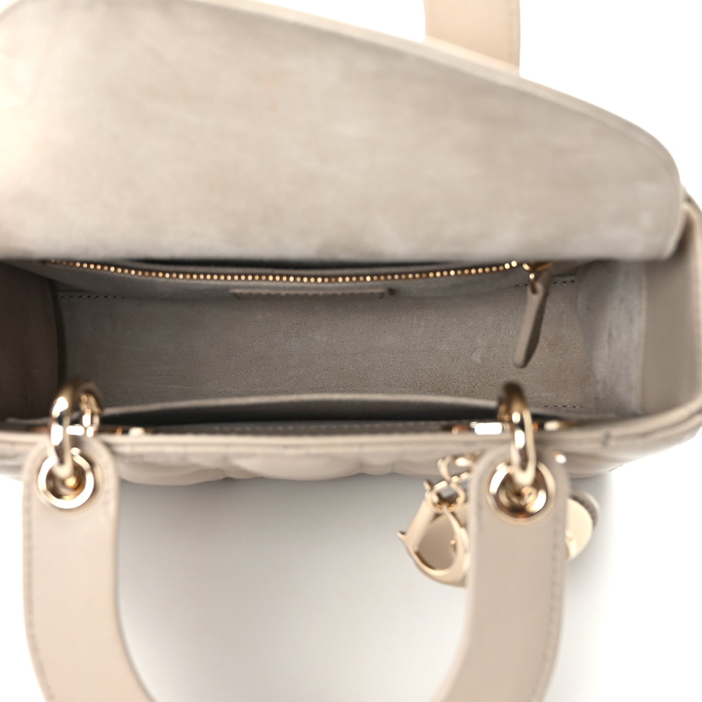 Calfskin Cannage Small My ABCDior Lady Dior Beige