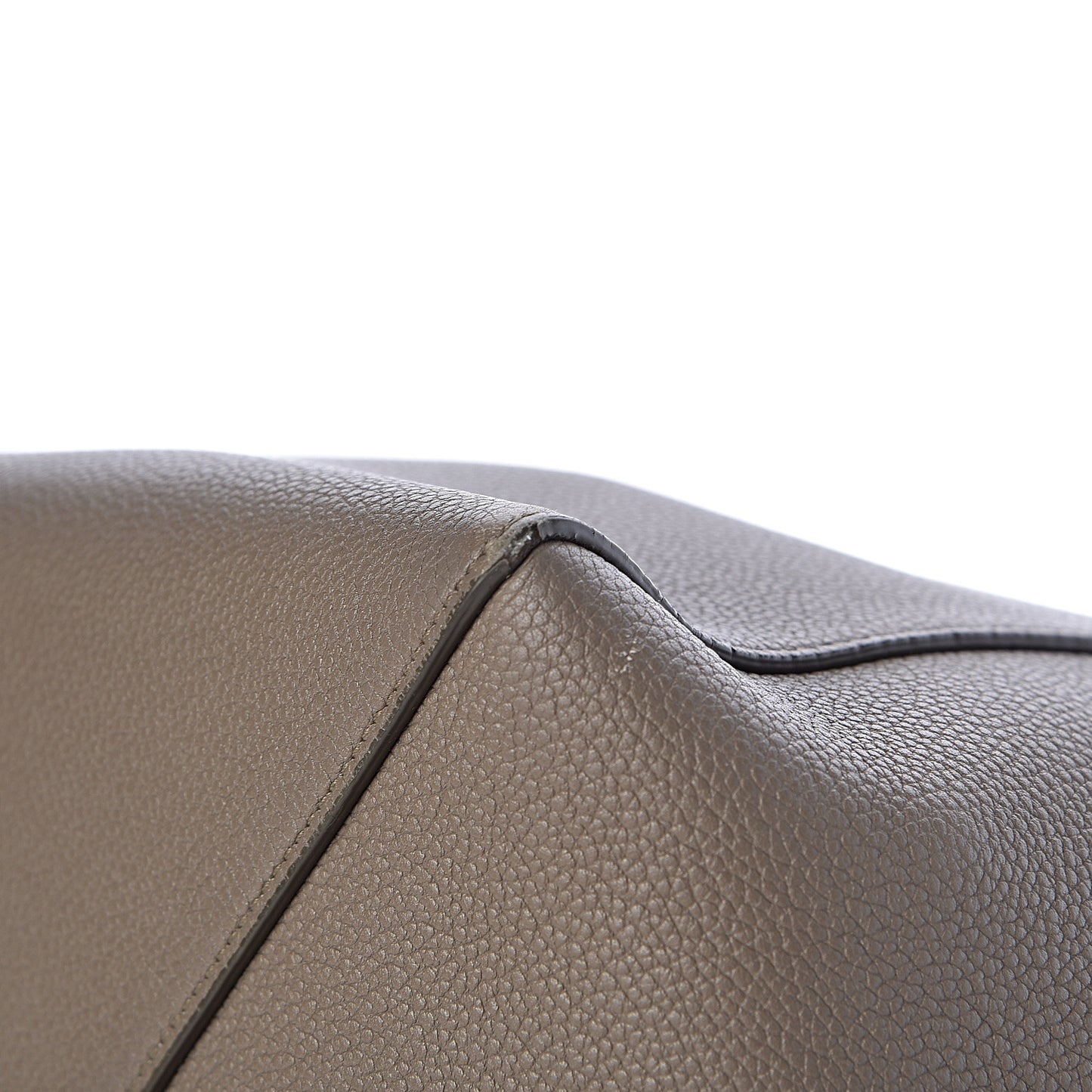 Soft Grained Calfskin Medium Belt Cabas Phantom Taupe