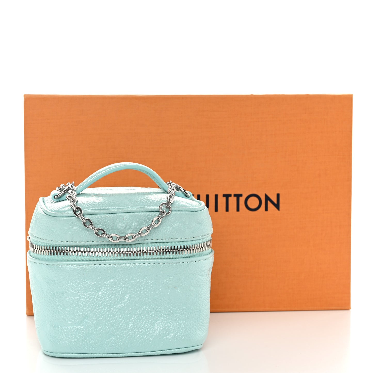 Empreinte Monogram Micro Vanity Pearly Lagoon Turquoise