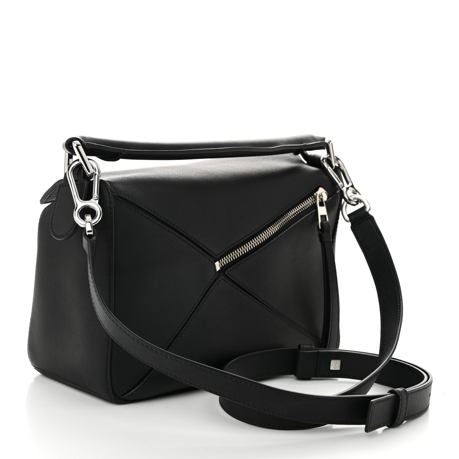 Loewe Calfskin Small Puzzle Bag Black 3 of 9