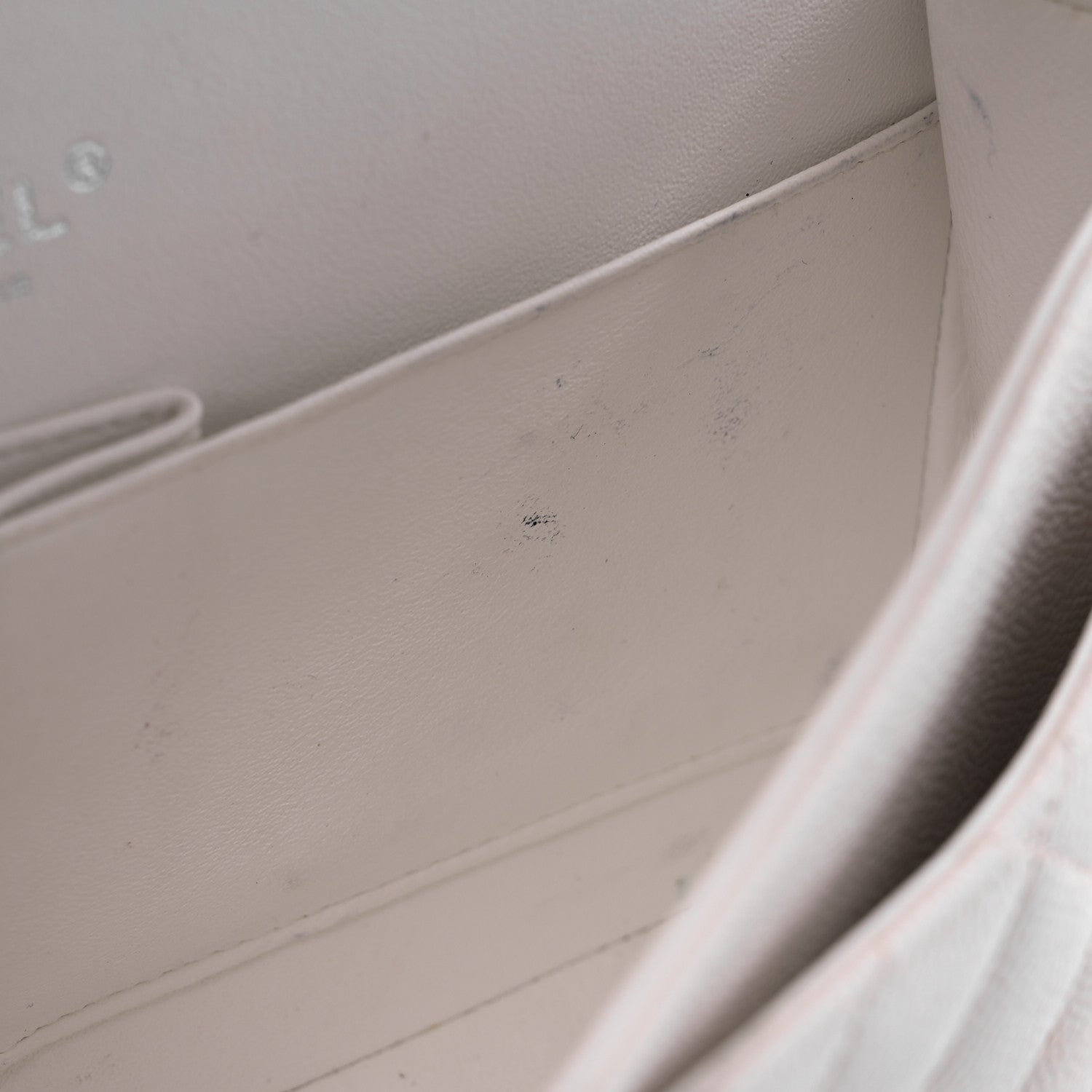 Chanel Caviar Quilted Medium Double Flap White 13 of 19