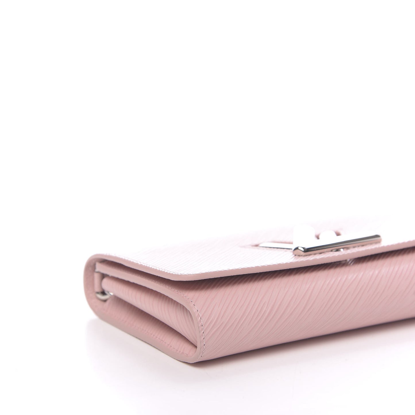 Epi Twist Chain Wallet Rose Ballerine