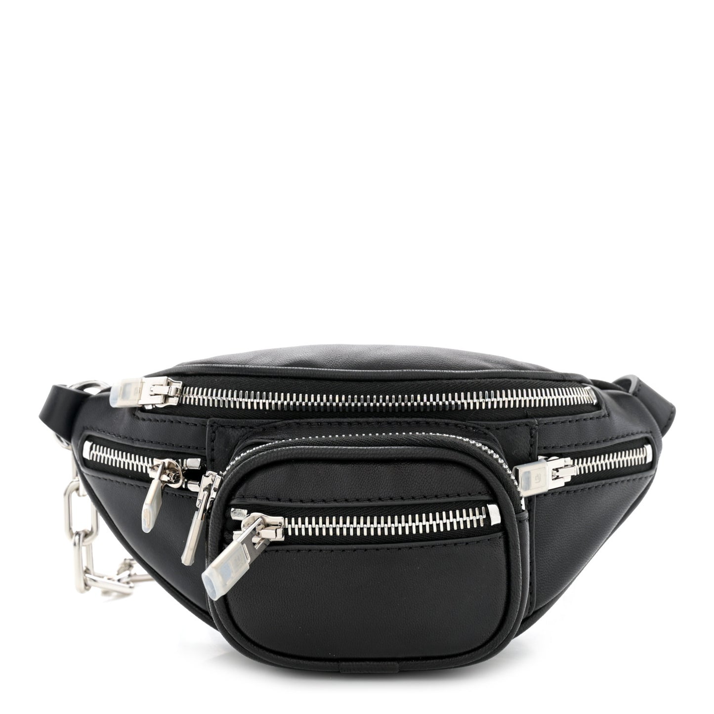 Lambskin Mini Attica Belt Bag Black