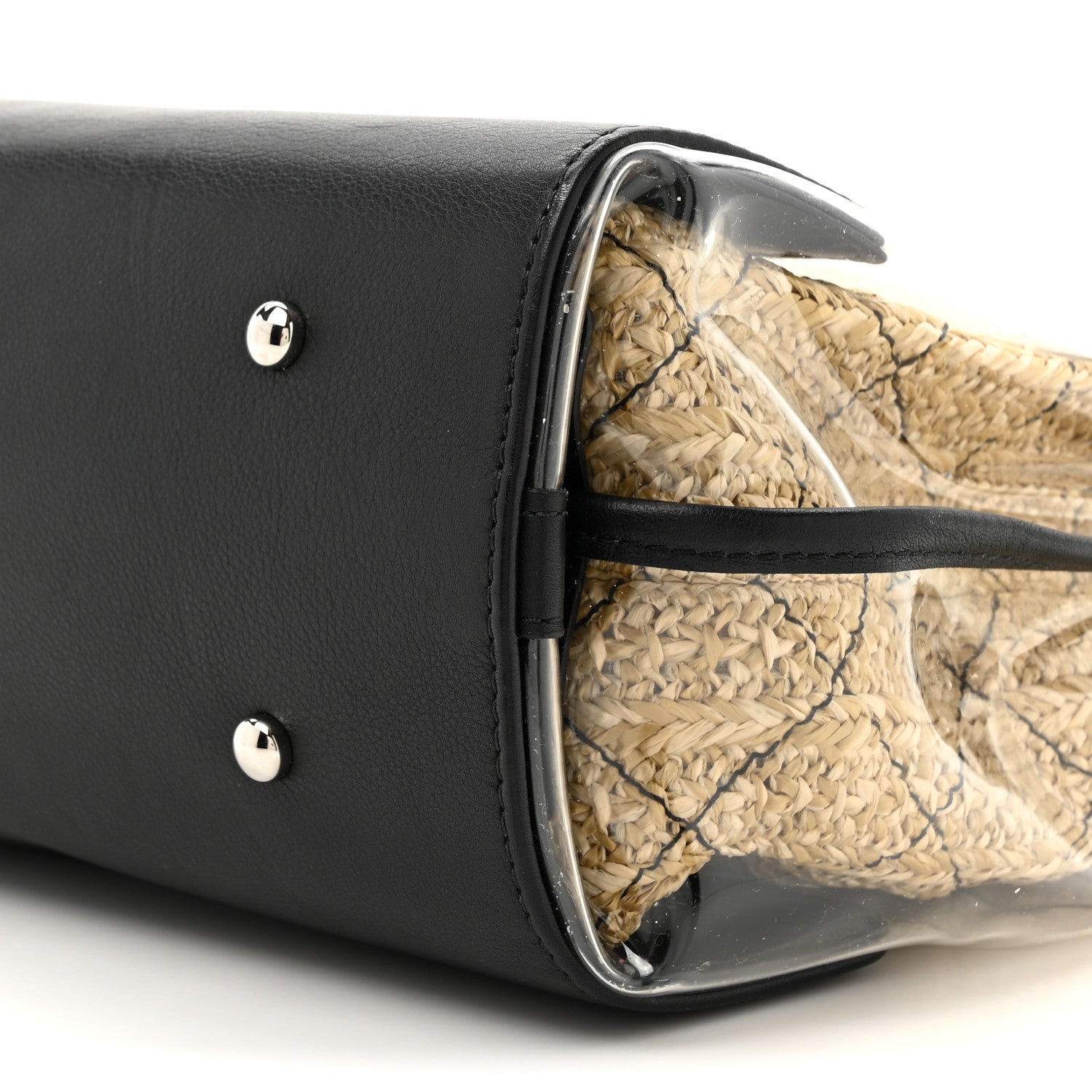 Chanel Calfskin PVC Quilted Chanel 31 Bag Black 9 of 14