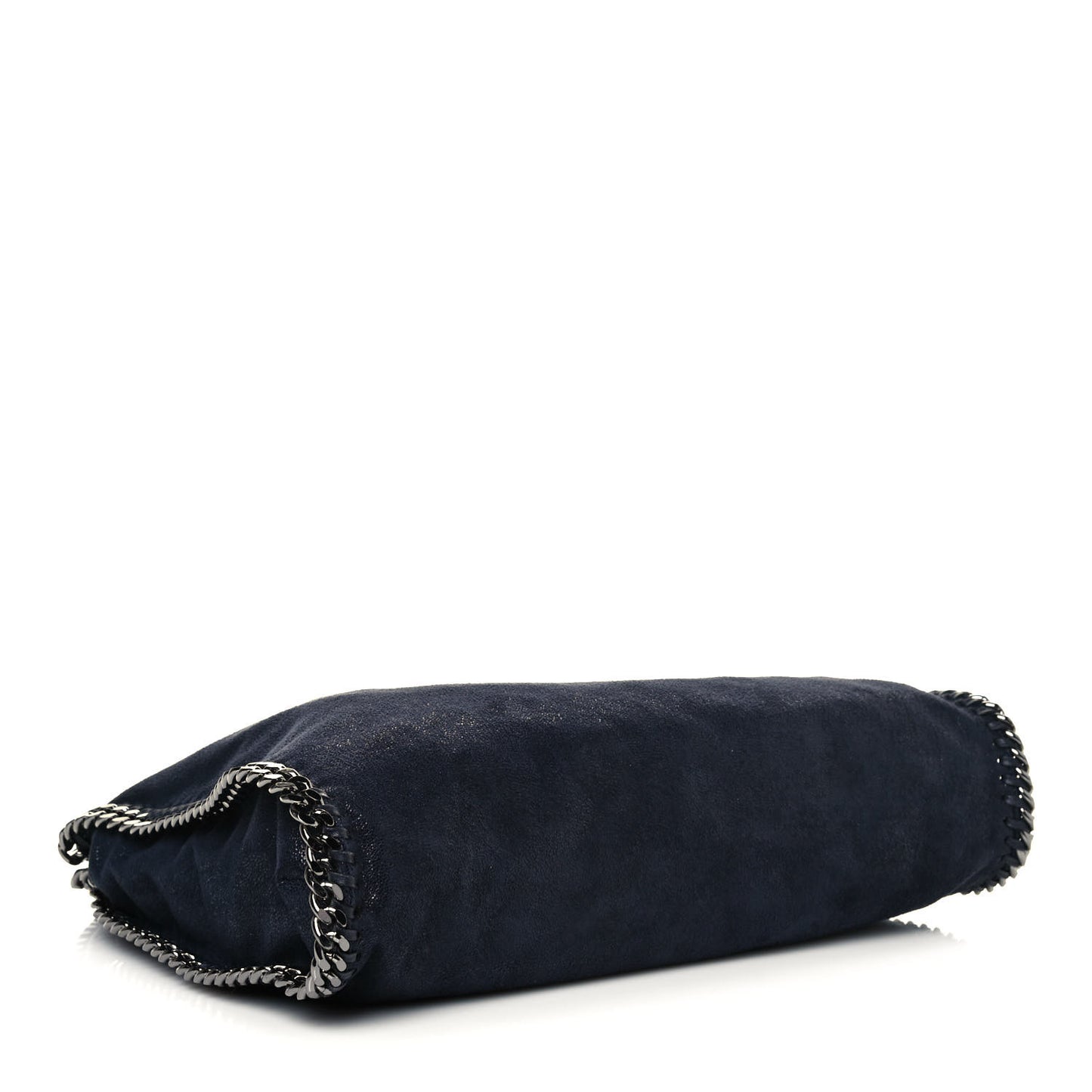 Shaggy Deer Falabella Fold Over Tote Navy