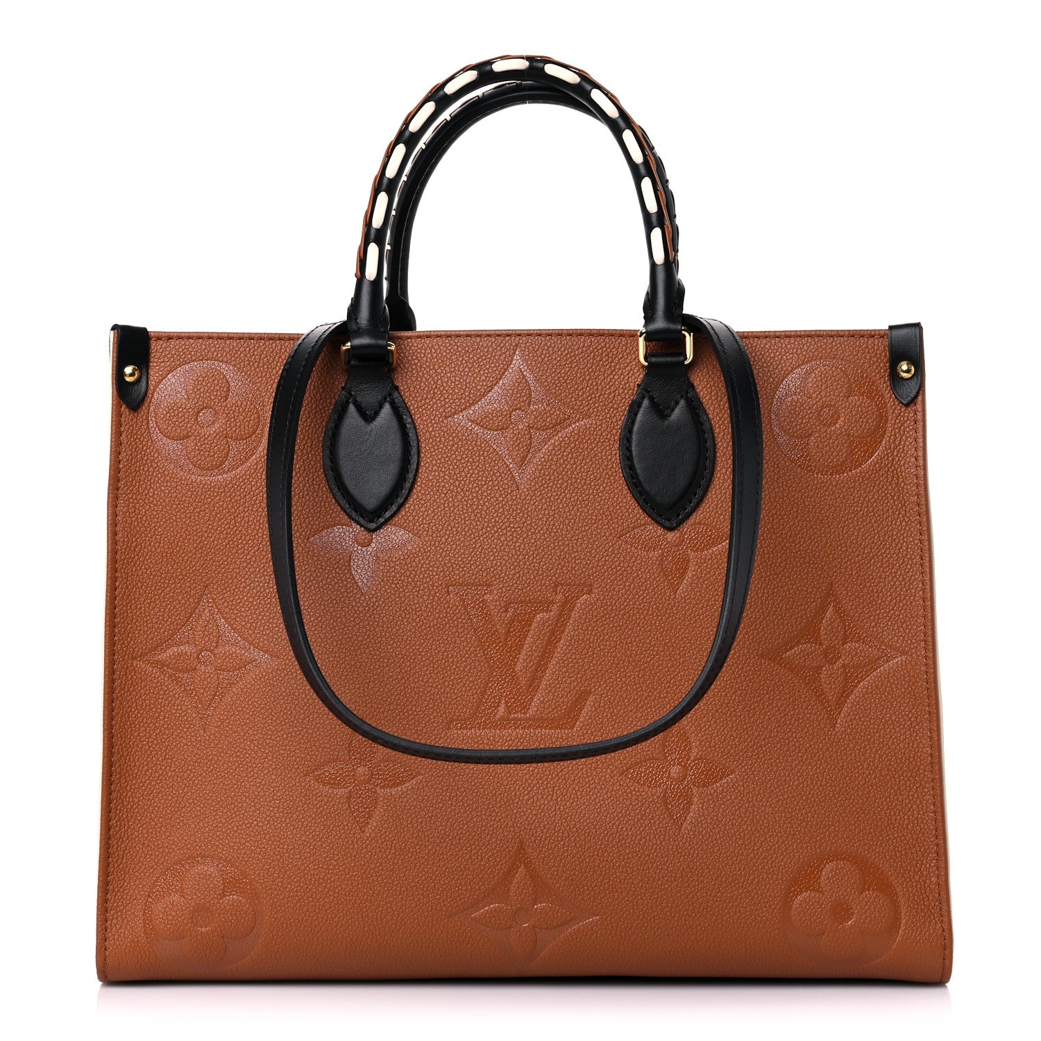Louis Vuitton Empreinte Monogram Giant Wild At Heart Onthego MM Caramel 1 of 8