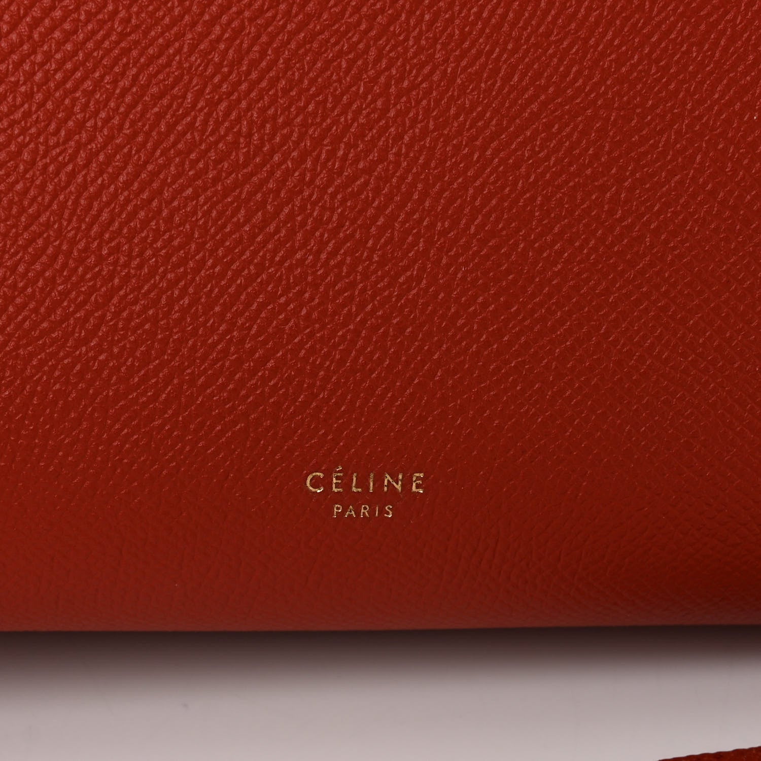 Celine Grained Calfskin Micro Belt Bag Fox Red 7 of 10