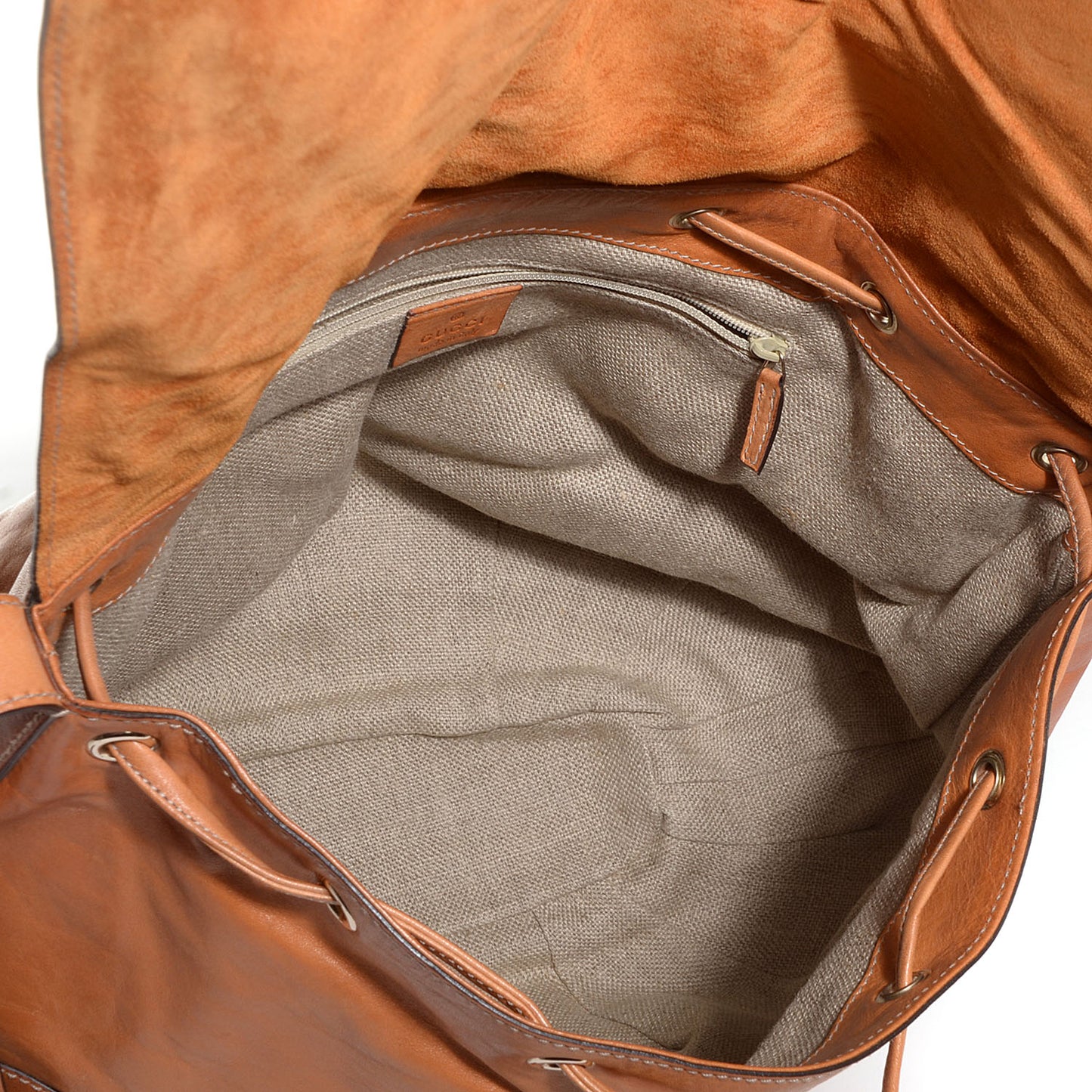 Calfskin Tattoo Heart Tribeca Messenger Bag Tan