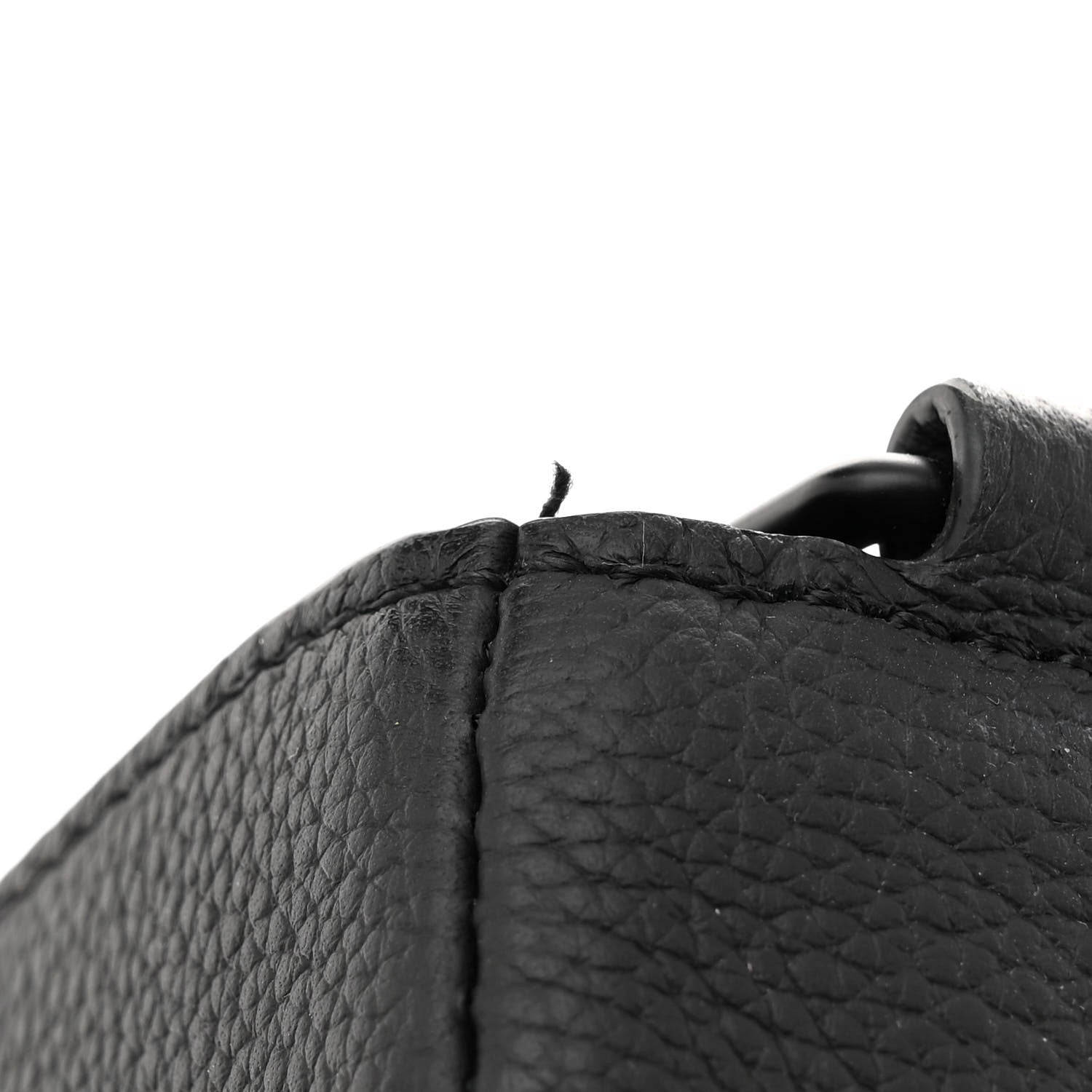 Louis Vuitton Grained Cowhide Aerogram Pilot Slingbag Black 11 of 11