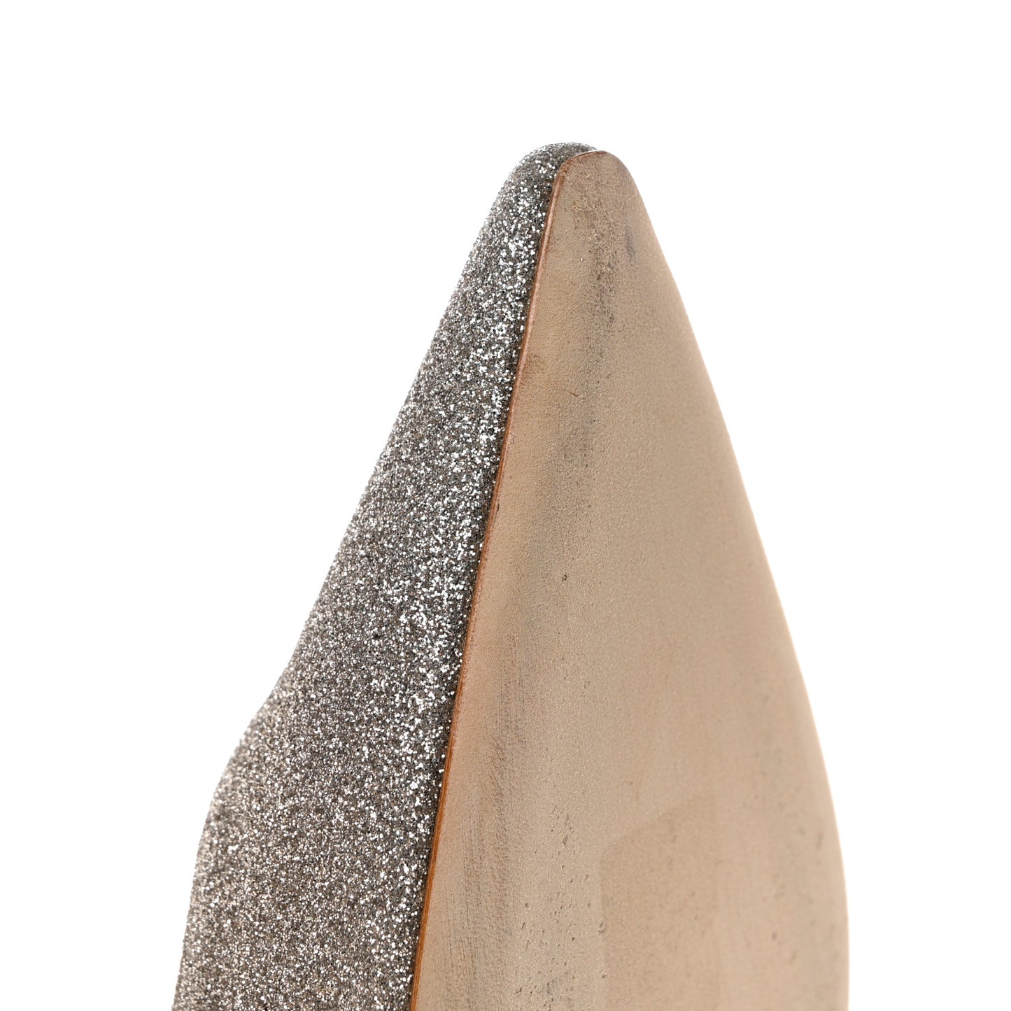 Glitter Romy 100 Pumps 37.5 Platinum Ice