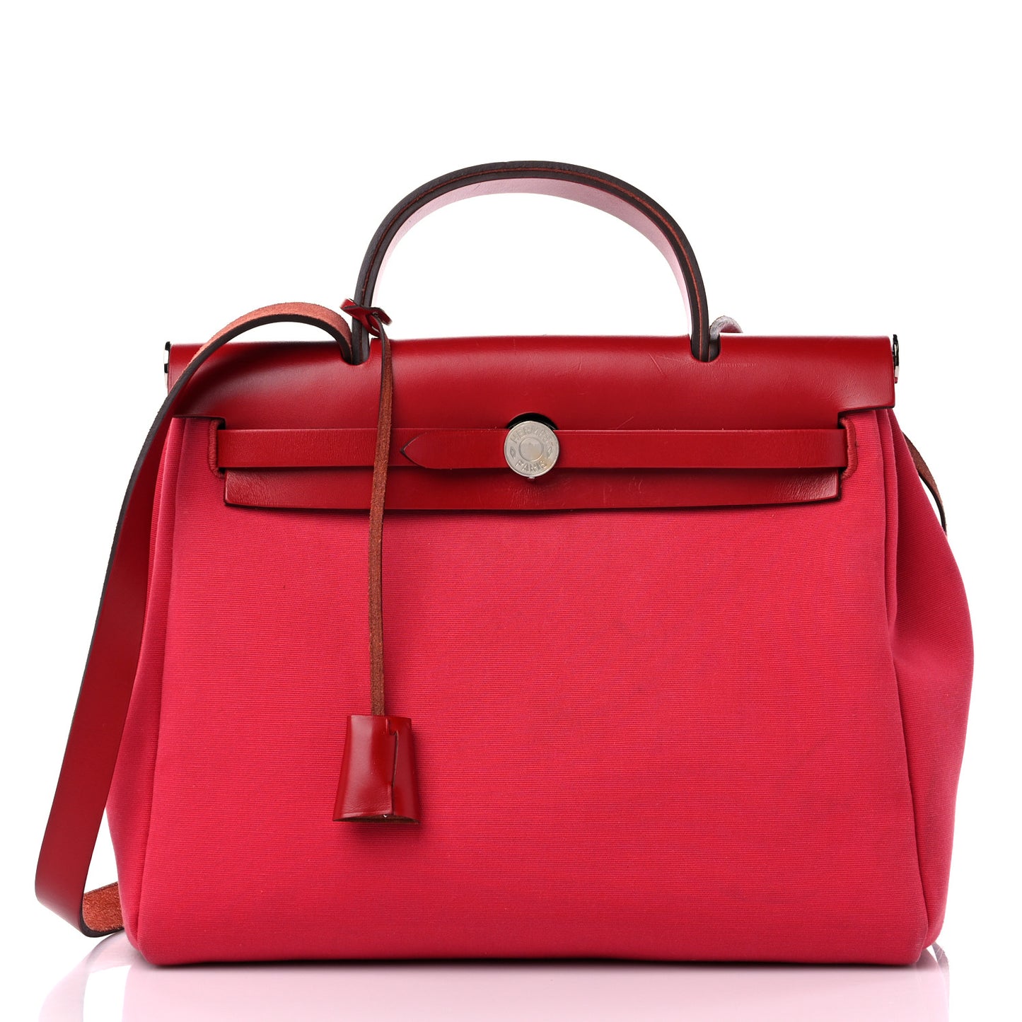 Toile Officier Vache Hunter Herbag Zip Retourne 31 PM Rose Extreme Rouge Venitien Rouge Piment