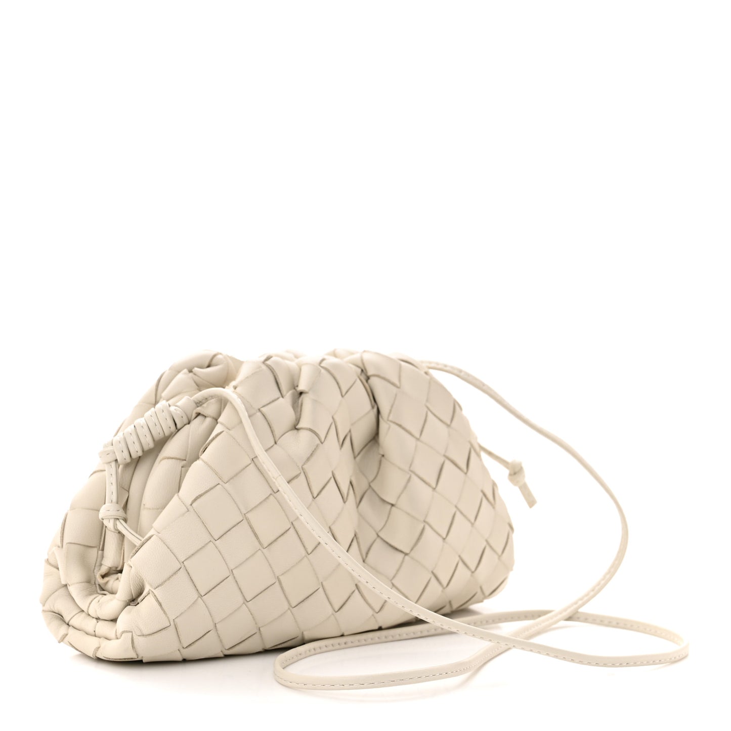 Nappa Intrecciato The Mini Pouch Chalk