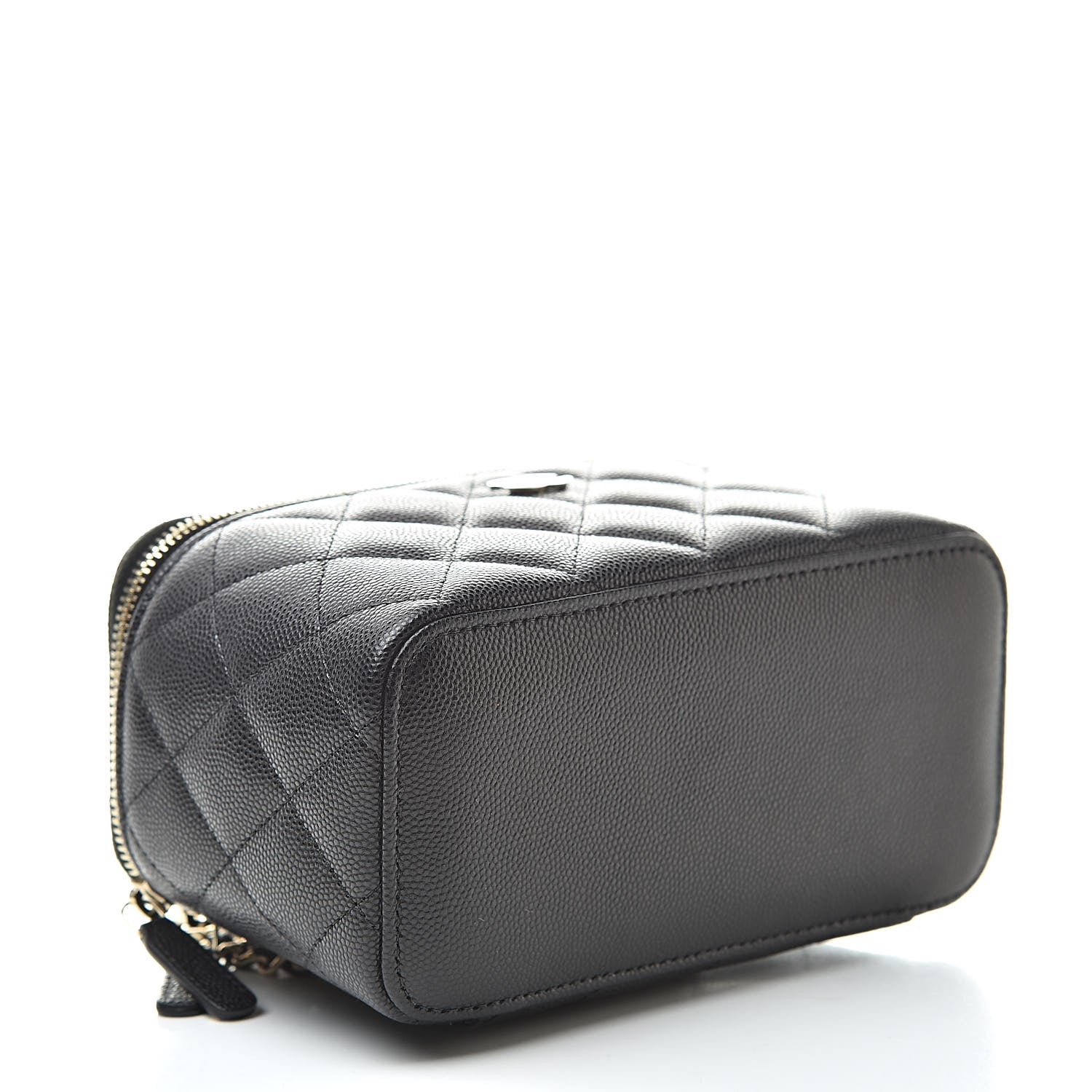 Chanel Caviar Quilted Small Vanity Case With Chain Black 4 of 11